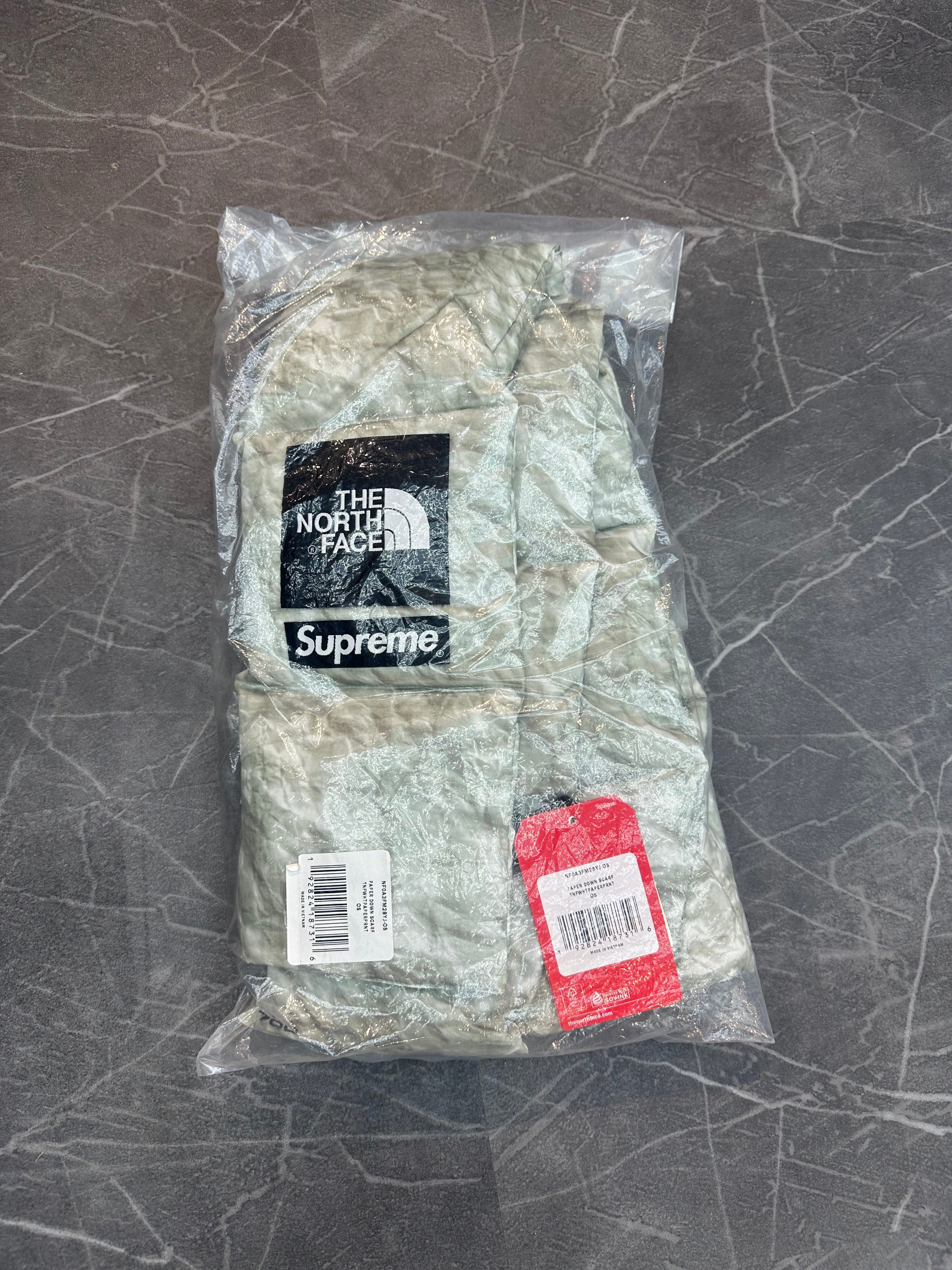 Supreme North Face Paper Down Scarf