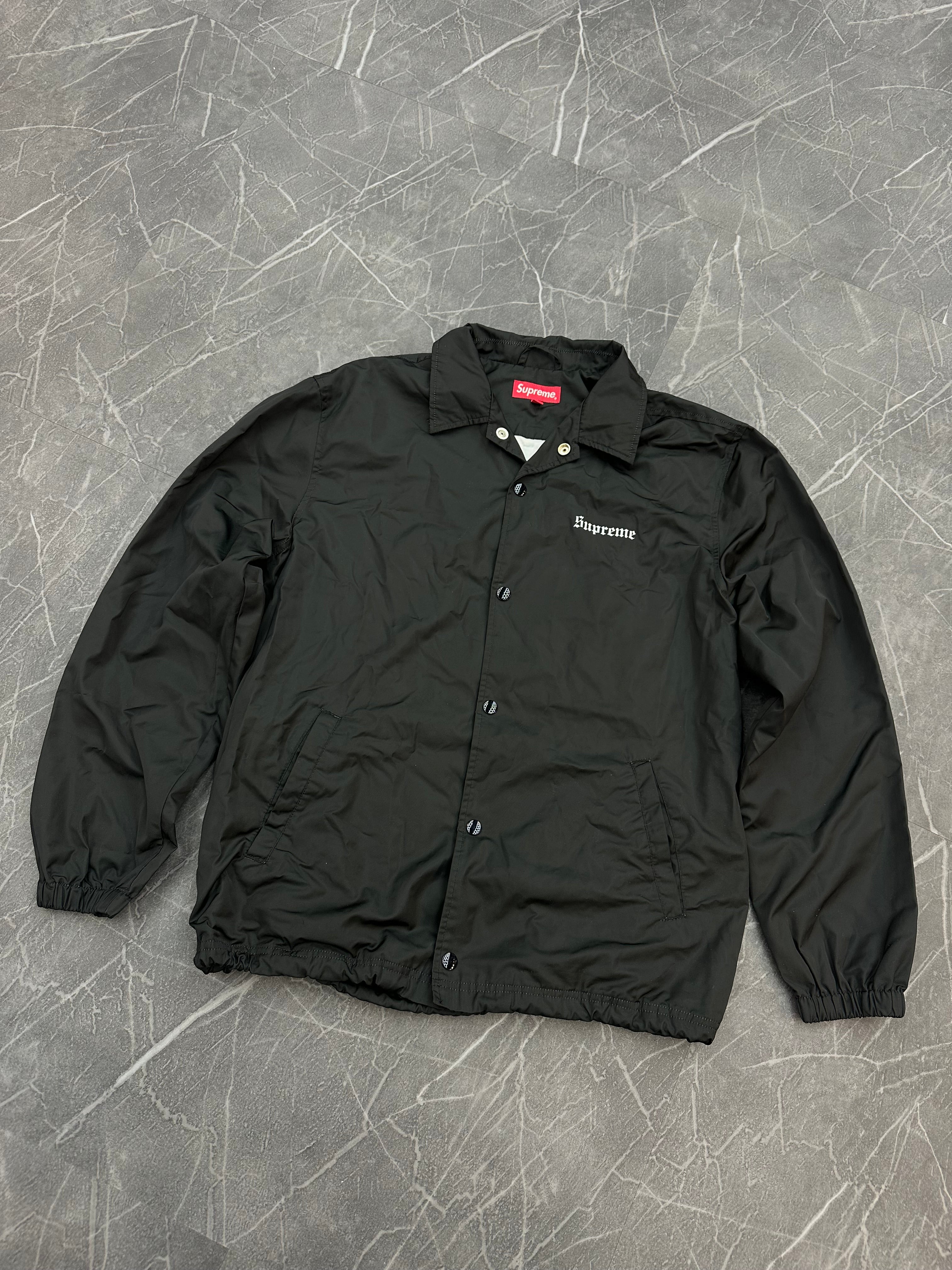 Supreme Nan Goldin Misty and Jimmy Paulette Coaches Jacket Black