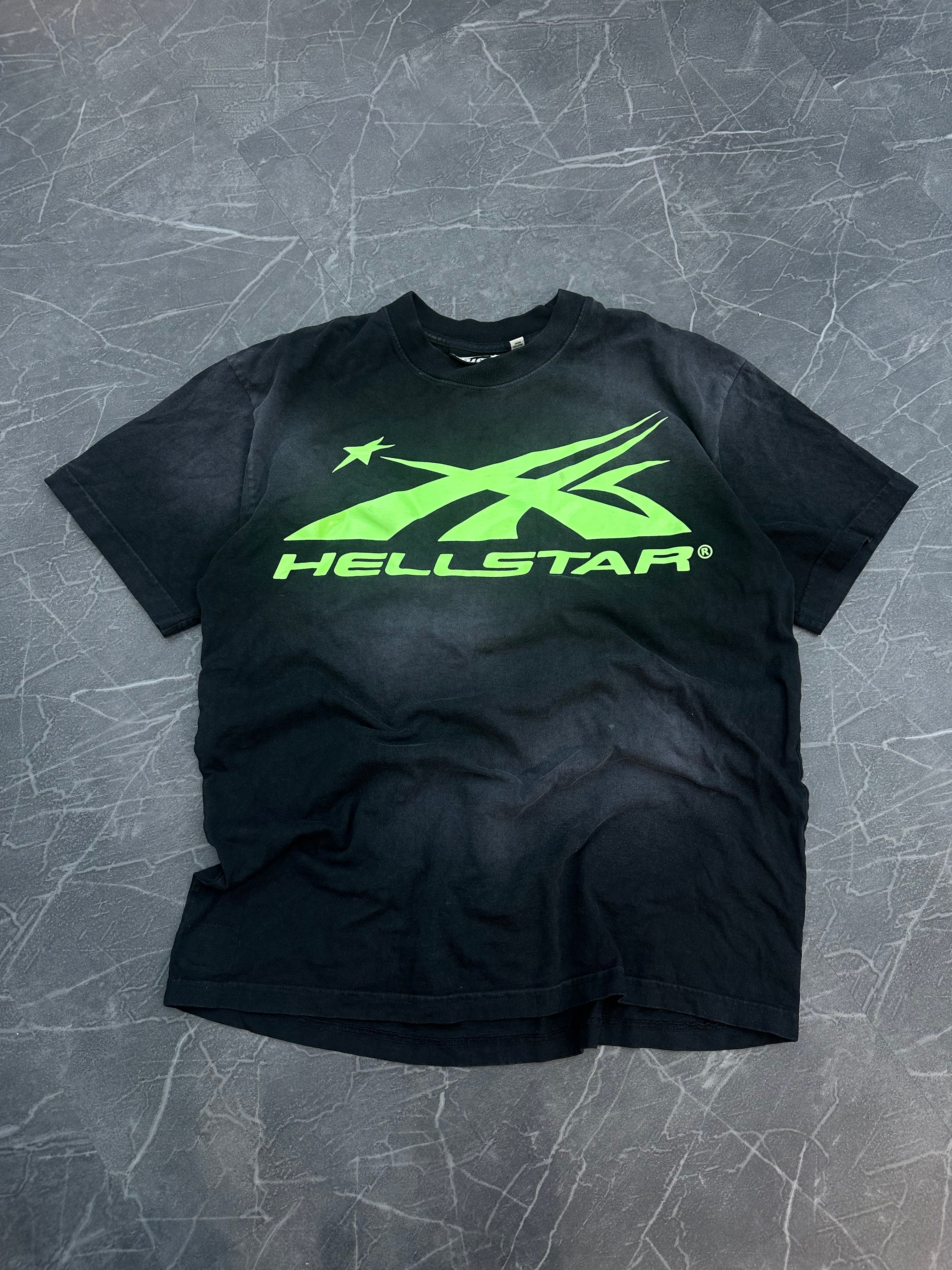 Hellstar Gel Logo Tee “Green”