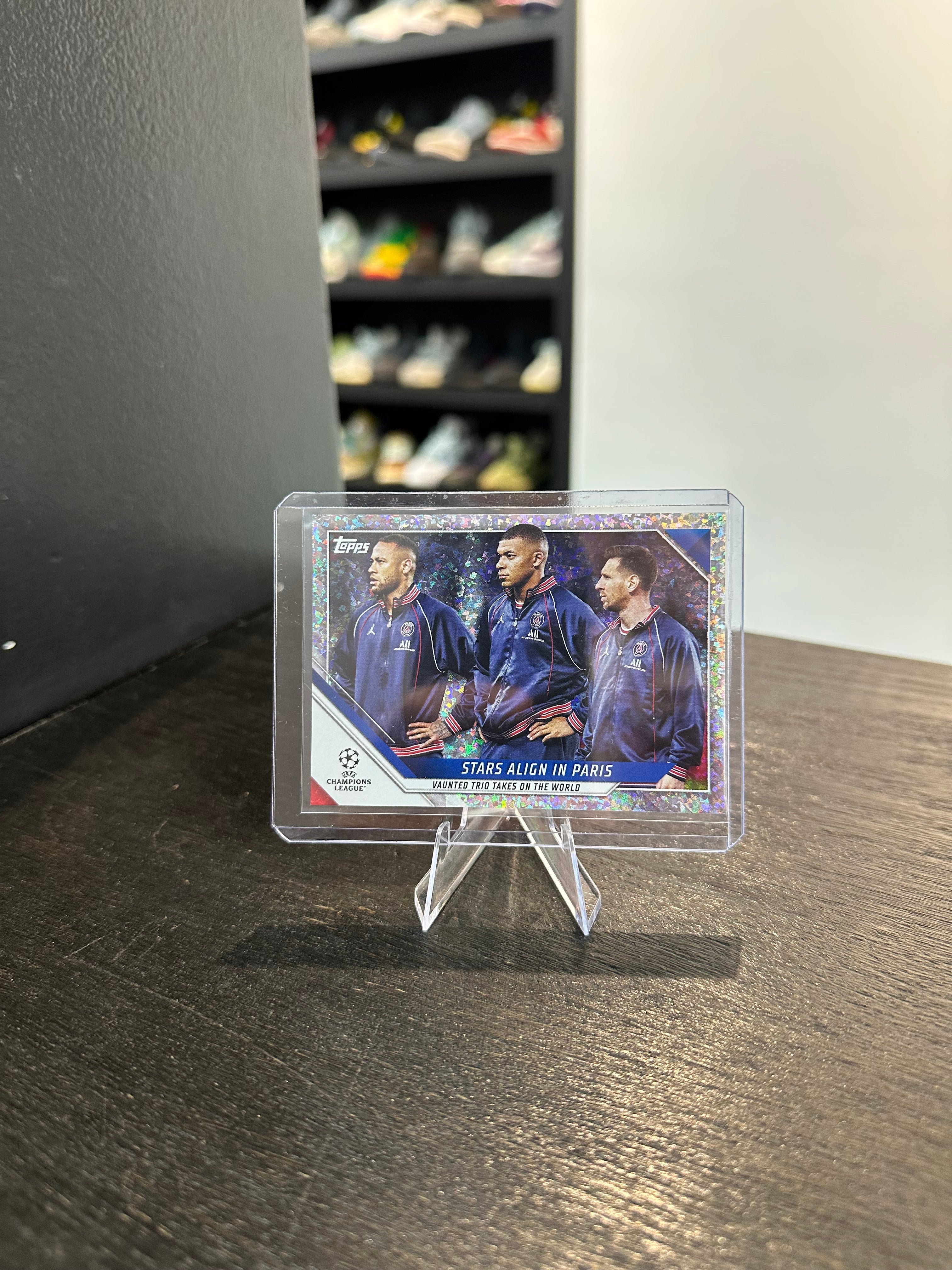 2021-22 Topps UCL Stars Align in Paris #62 Silver Mini-Diamond