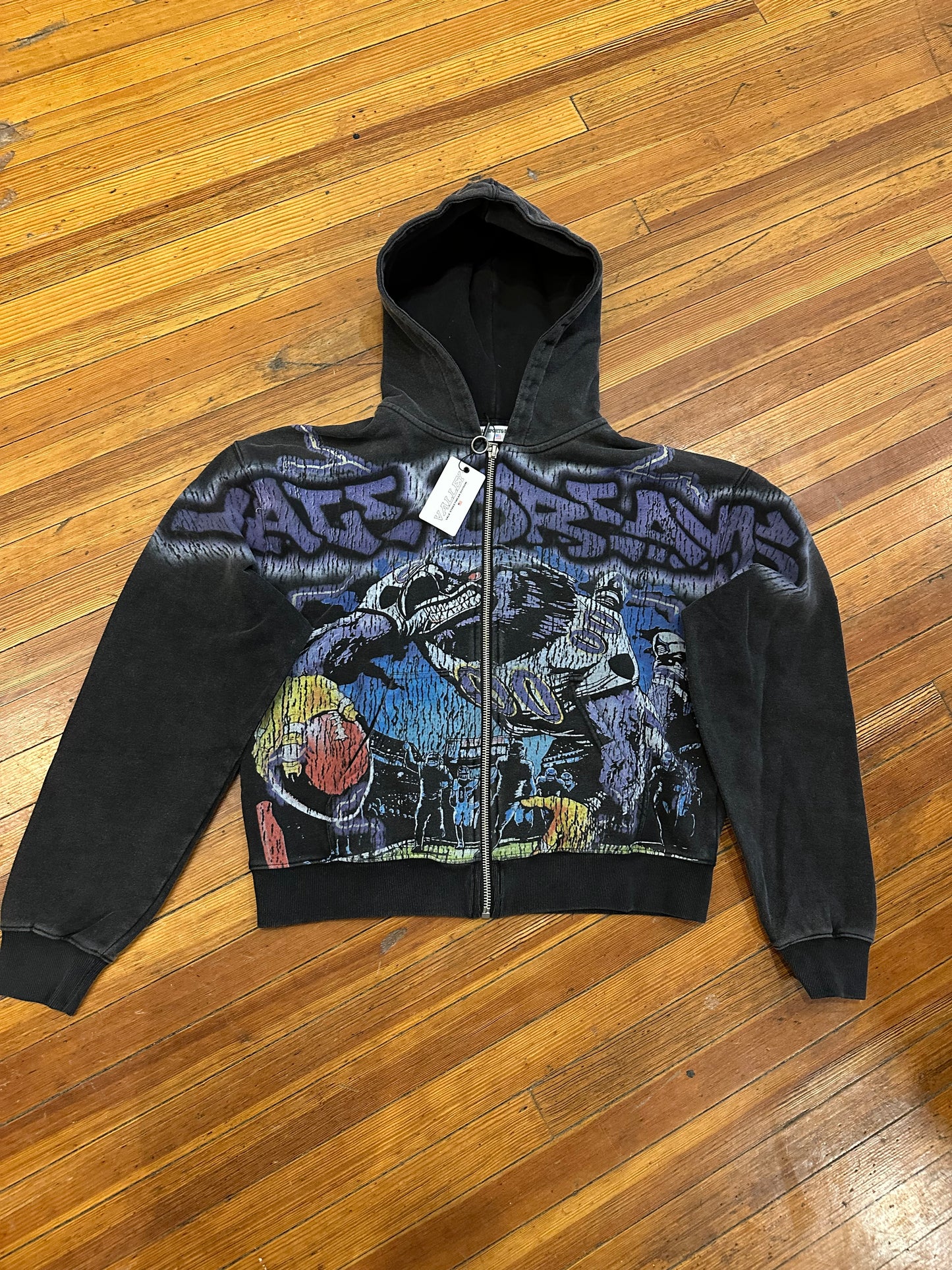Vale Forever Zip Up “Raven”