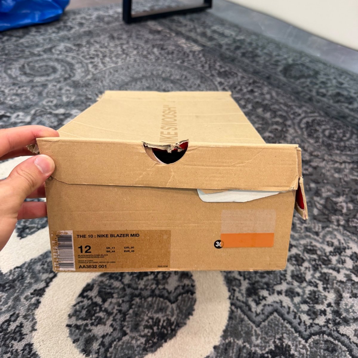 Nike Blazer Mid Off-White Grim Reaper - box