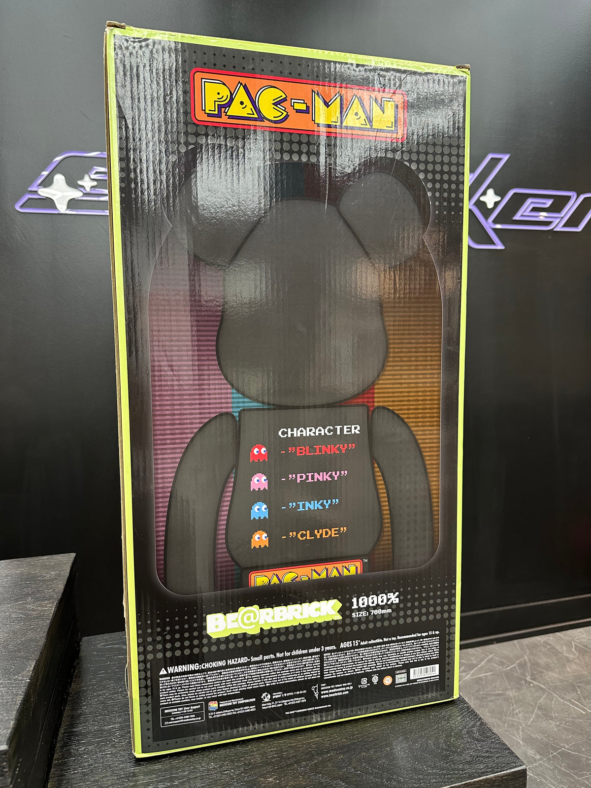 Bearbrick 1000% “PAC-MAN”