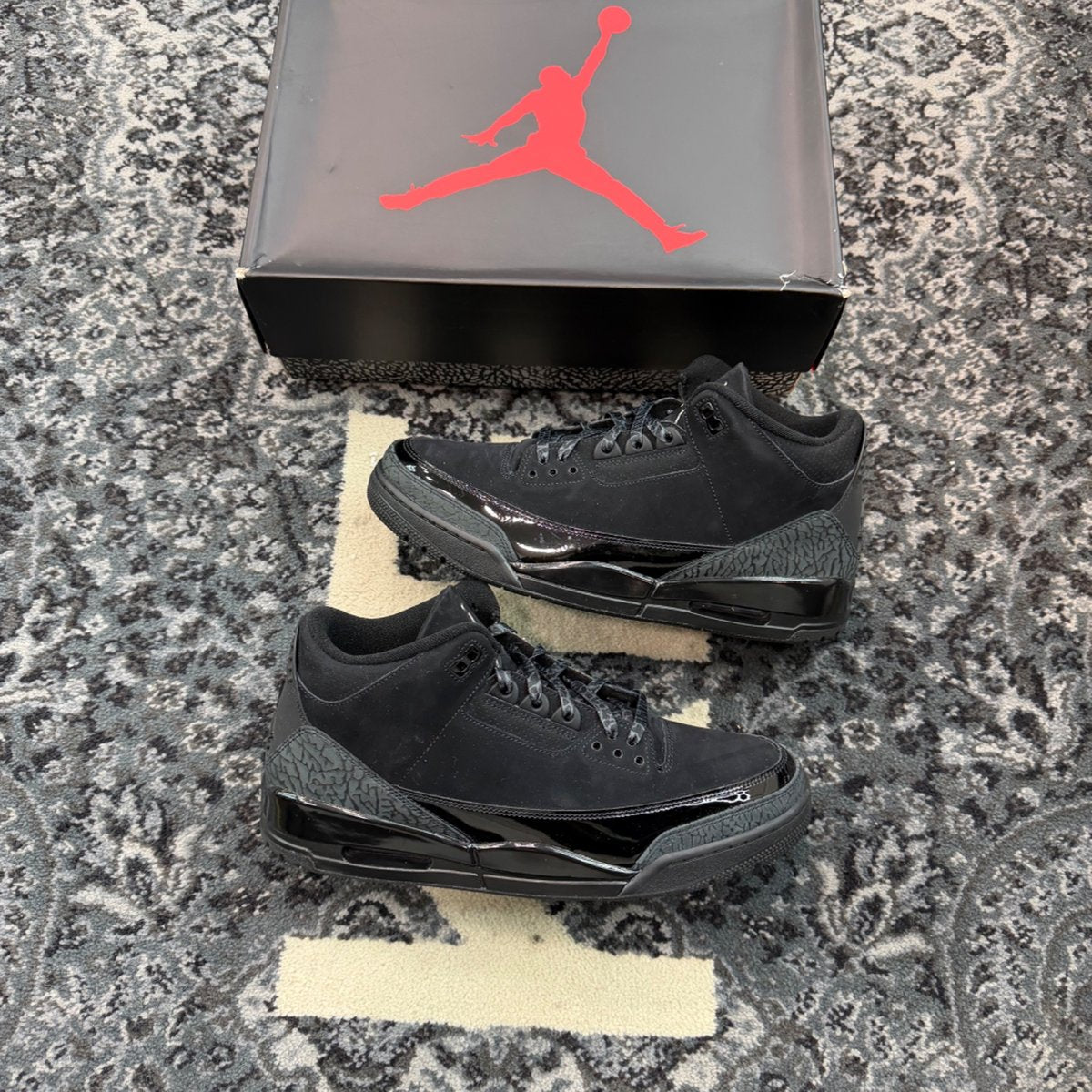 Jordan 3 Retro Black Cat (2025) - front