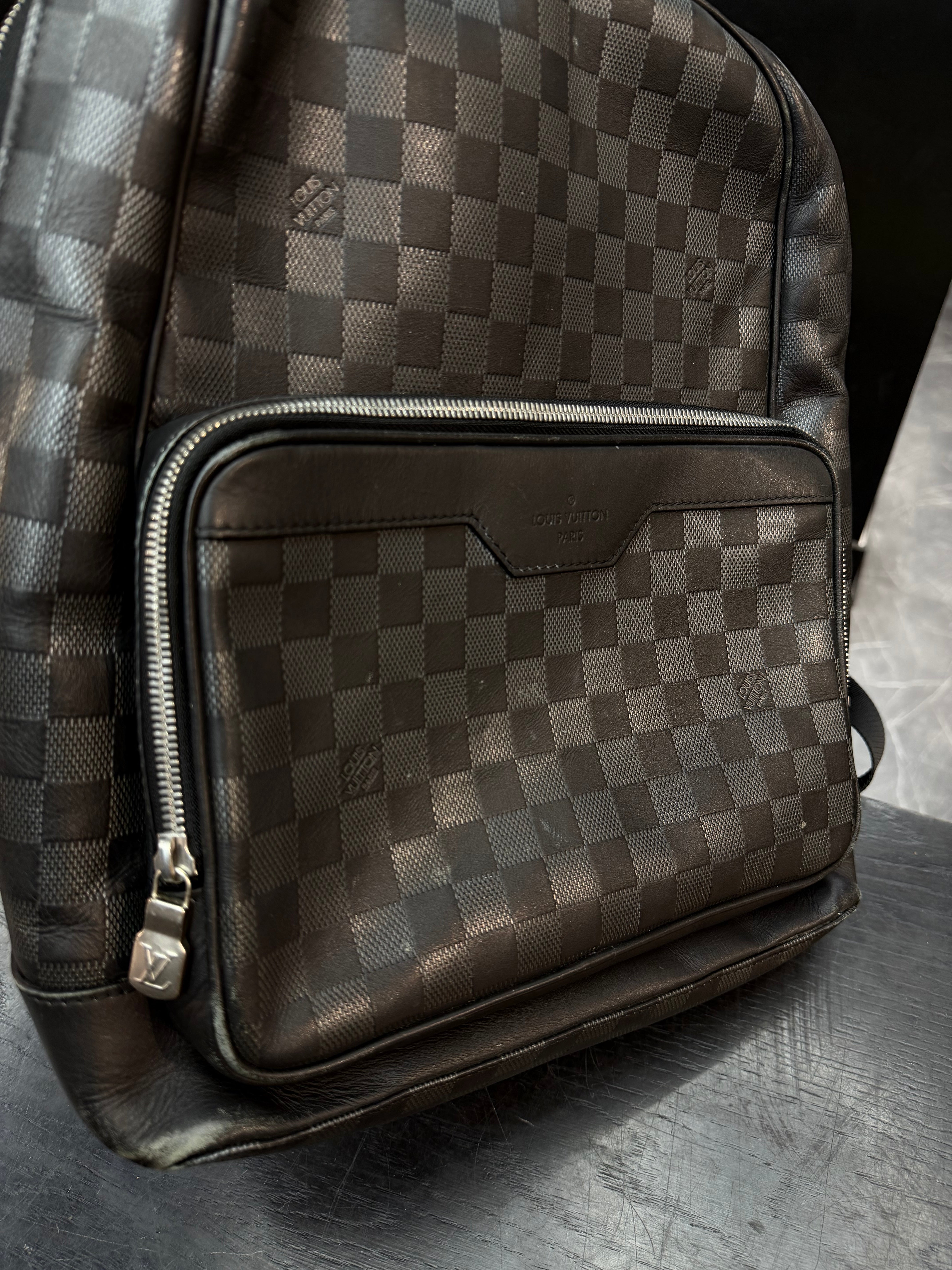 Louis Vuitton Damier Backpack Black