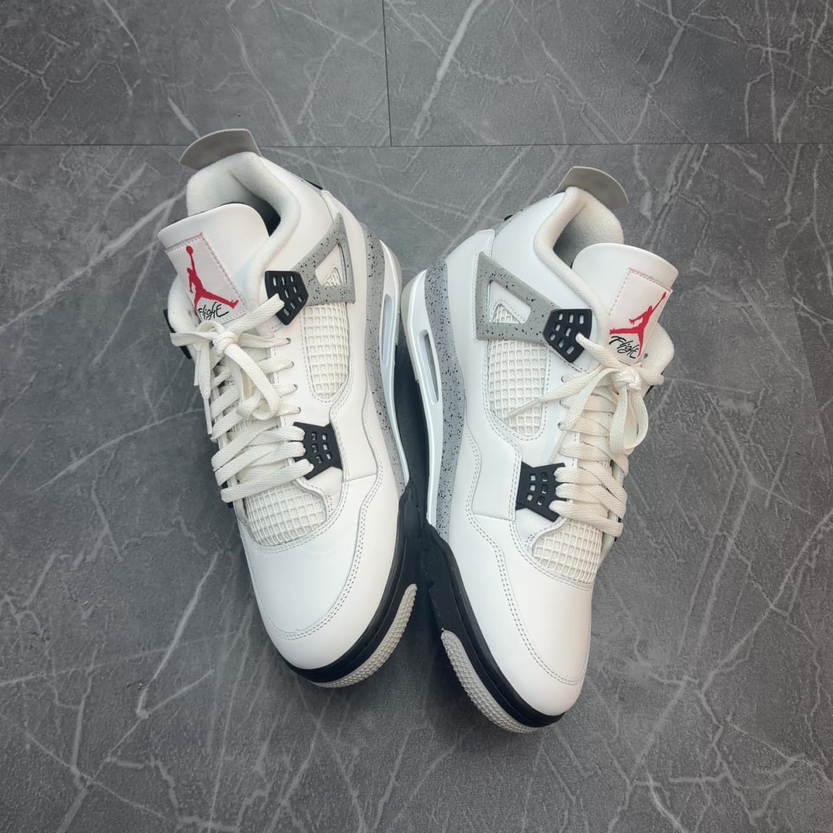 Jordan 4 Retro White Cement (2025) (Size 13) (Tried On)