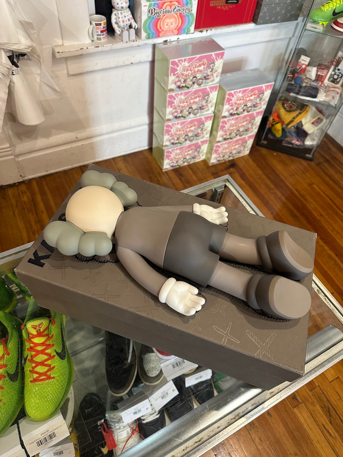KAWS 2020 Vinyl Figure “Laying Down Brown”