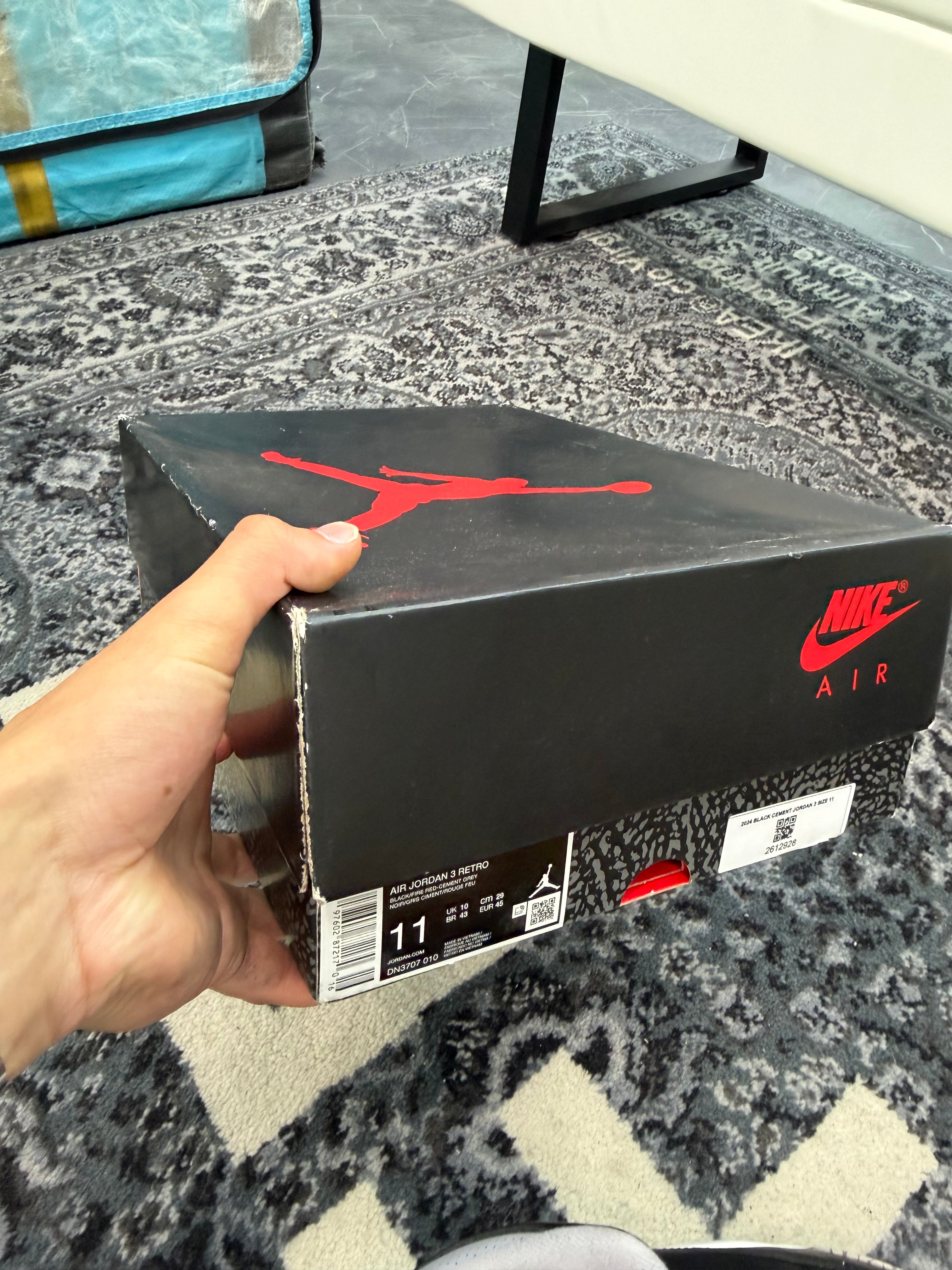 Jordan 3 “Black Cement” (2024)
