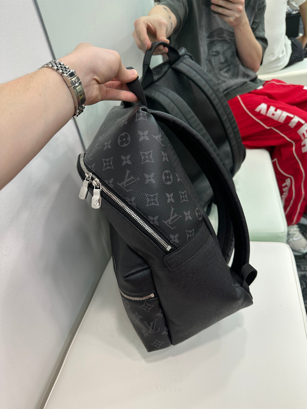 Louis Vuitton Discovery Backpack PM Black (Size OS) - Image 4