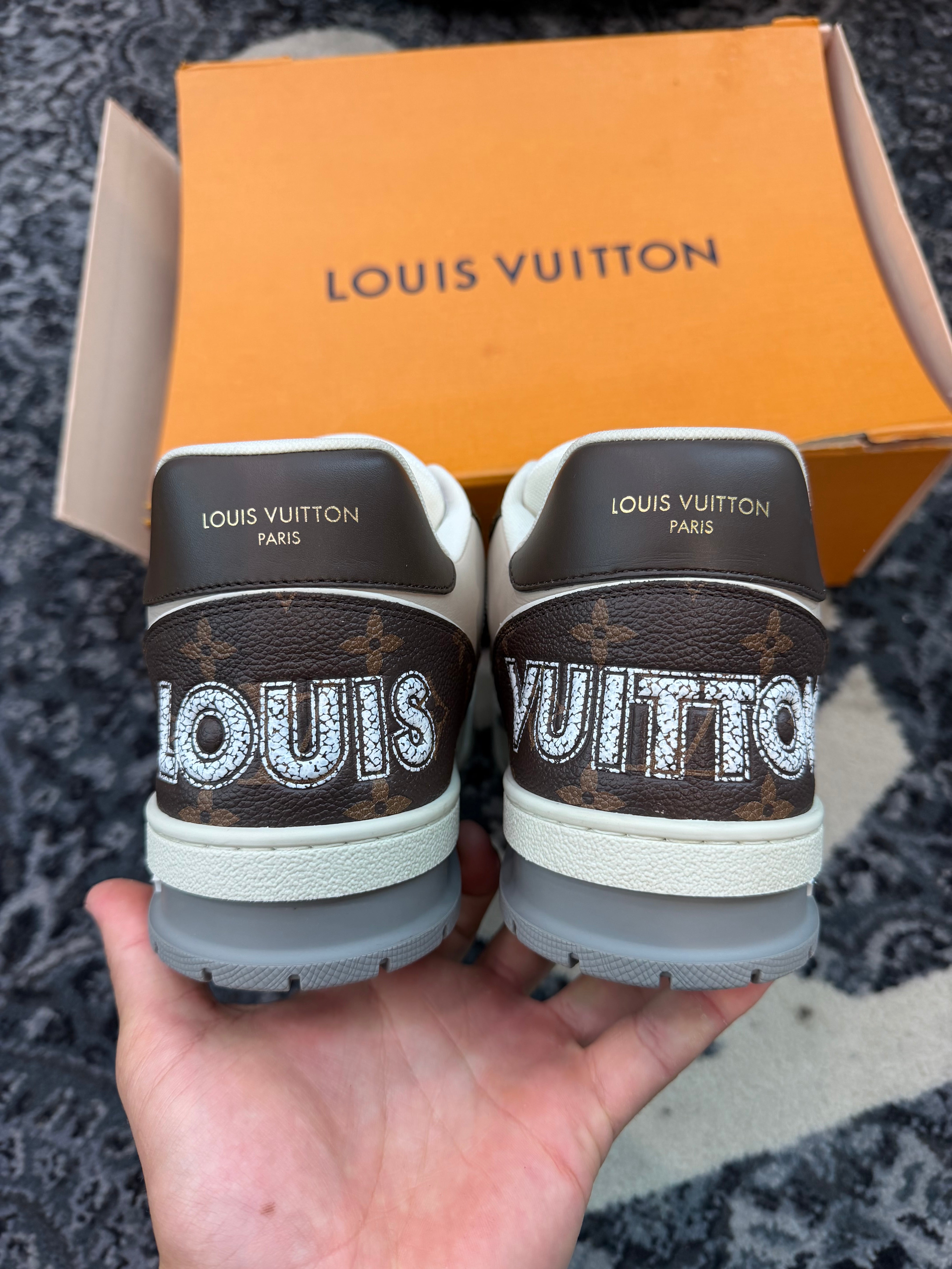 Louis Vuitton Trainer “Brown Beige White”