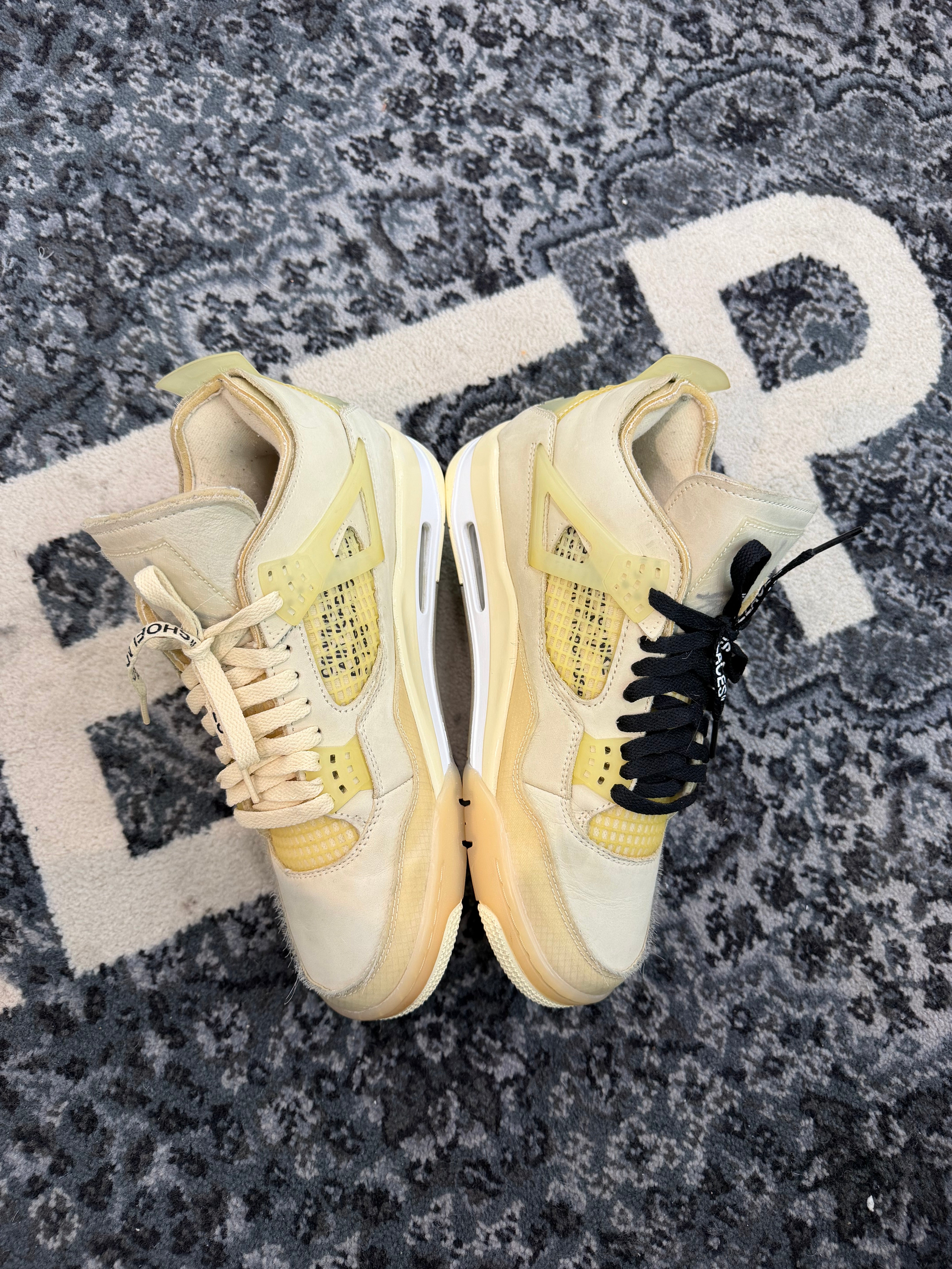 Jordan 4 x Off-White “Sail”