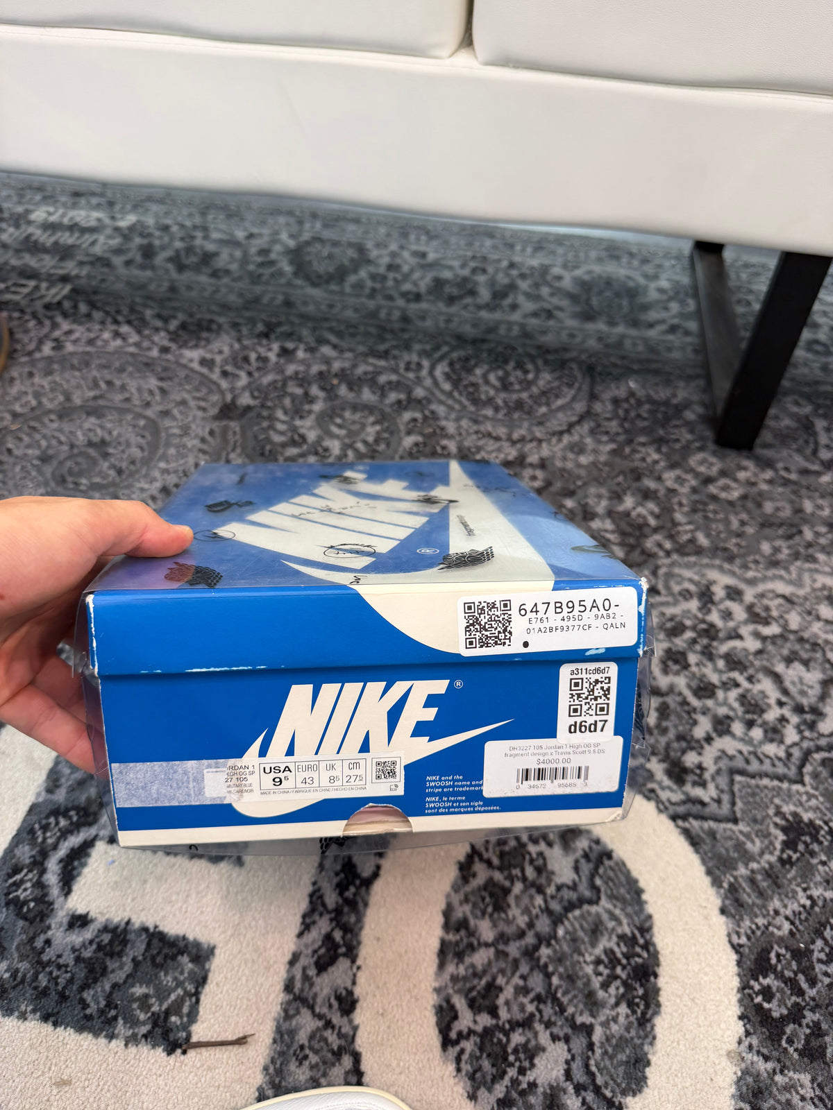 Jordan 1 High x Travis Scott “Fragment”