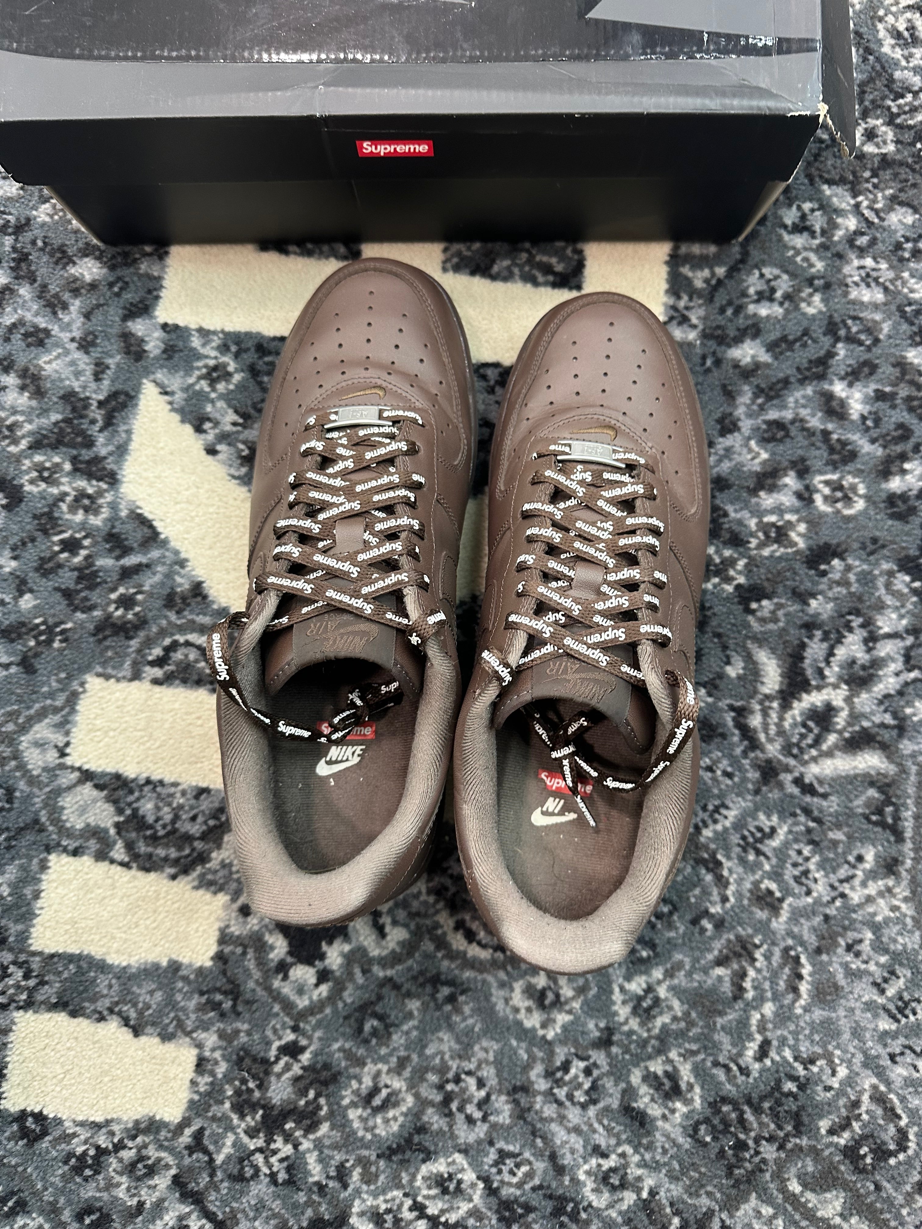 Nike Air Force 1 Low Supreme “Baroque Brown”