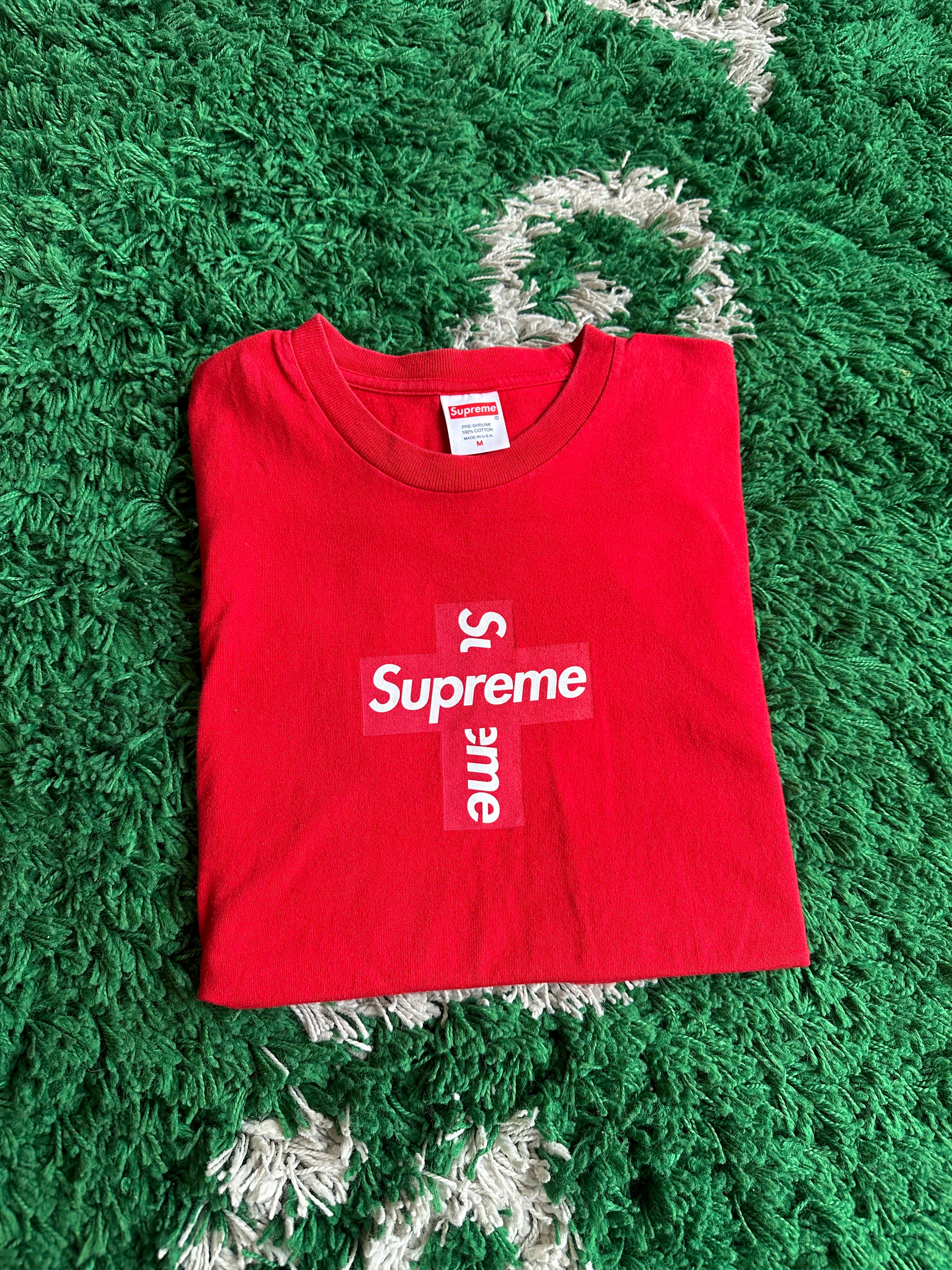 Supreme Cross Box Logo Tee “Red”