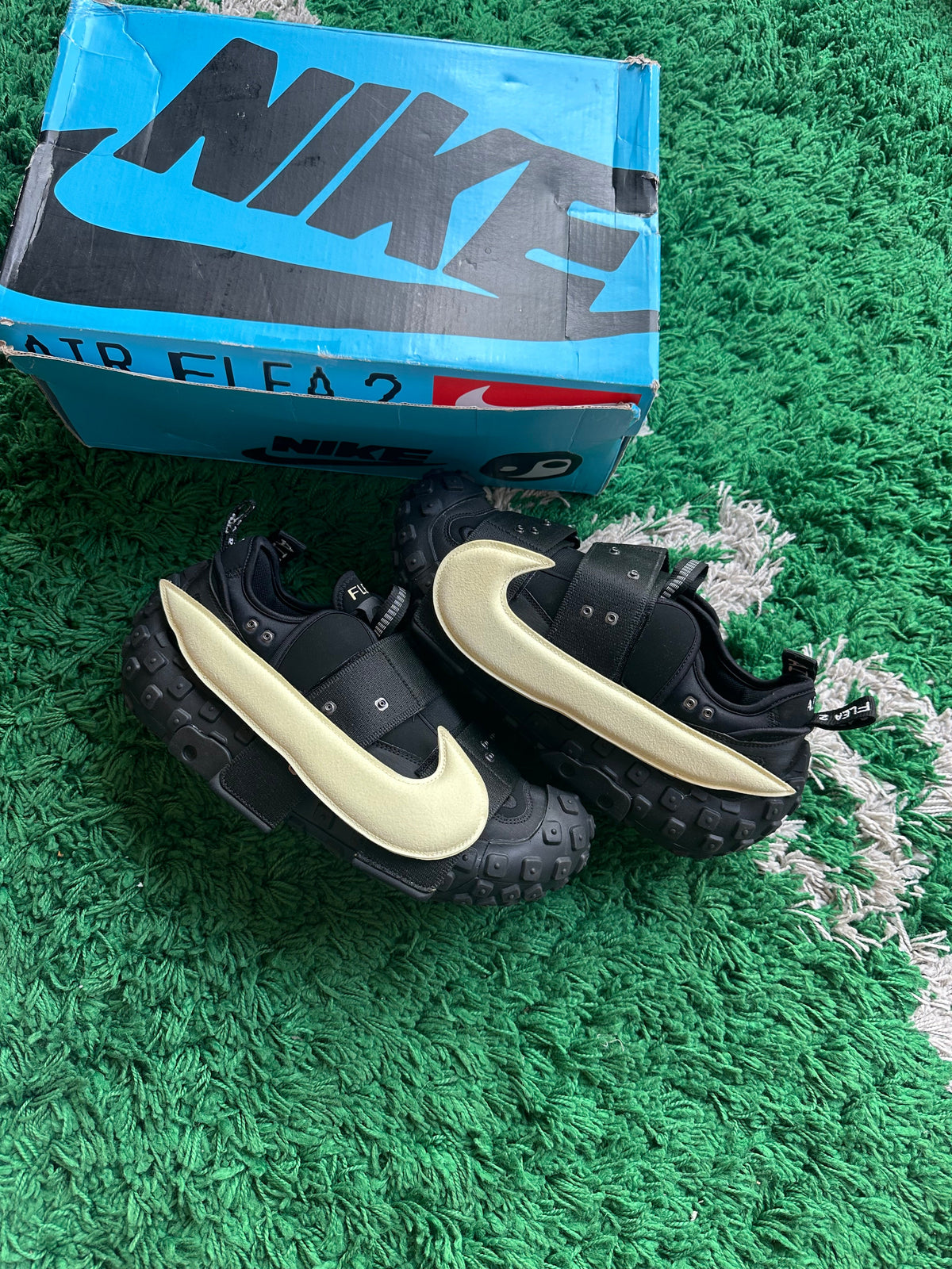 Nike CPFM Air Flea 2 “Black Alabaster” (Size 9) (Lightly Worn) - Image 1