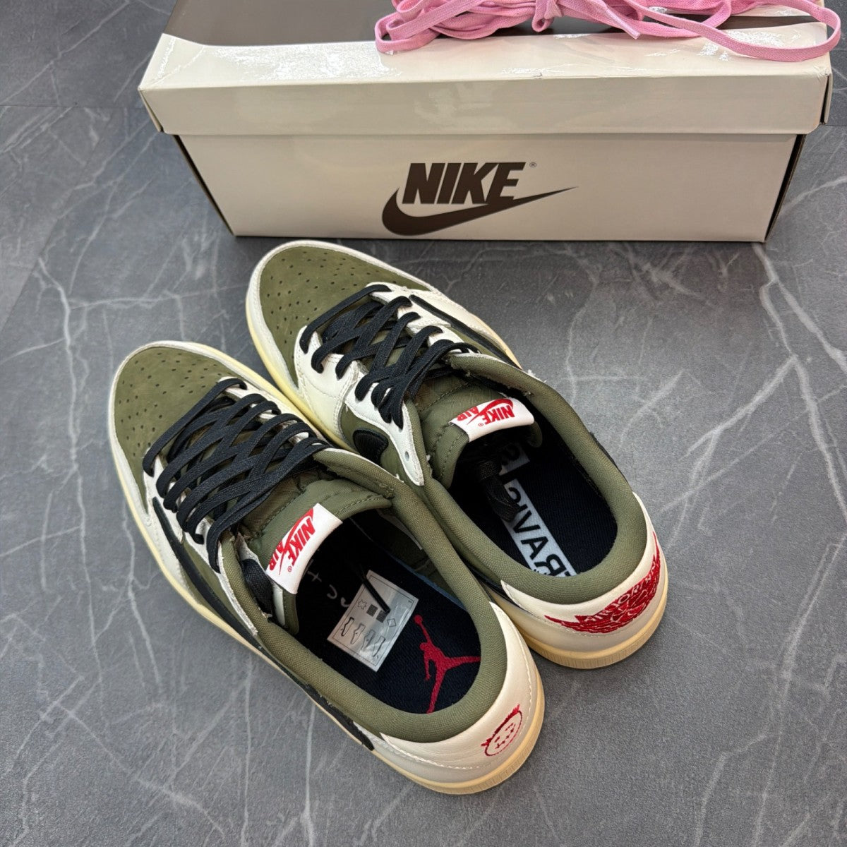 Jordan 1 Retro Low OG SP Travis Scott Medium Olive - Image 5