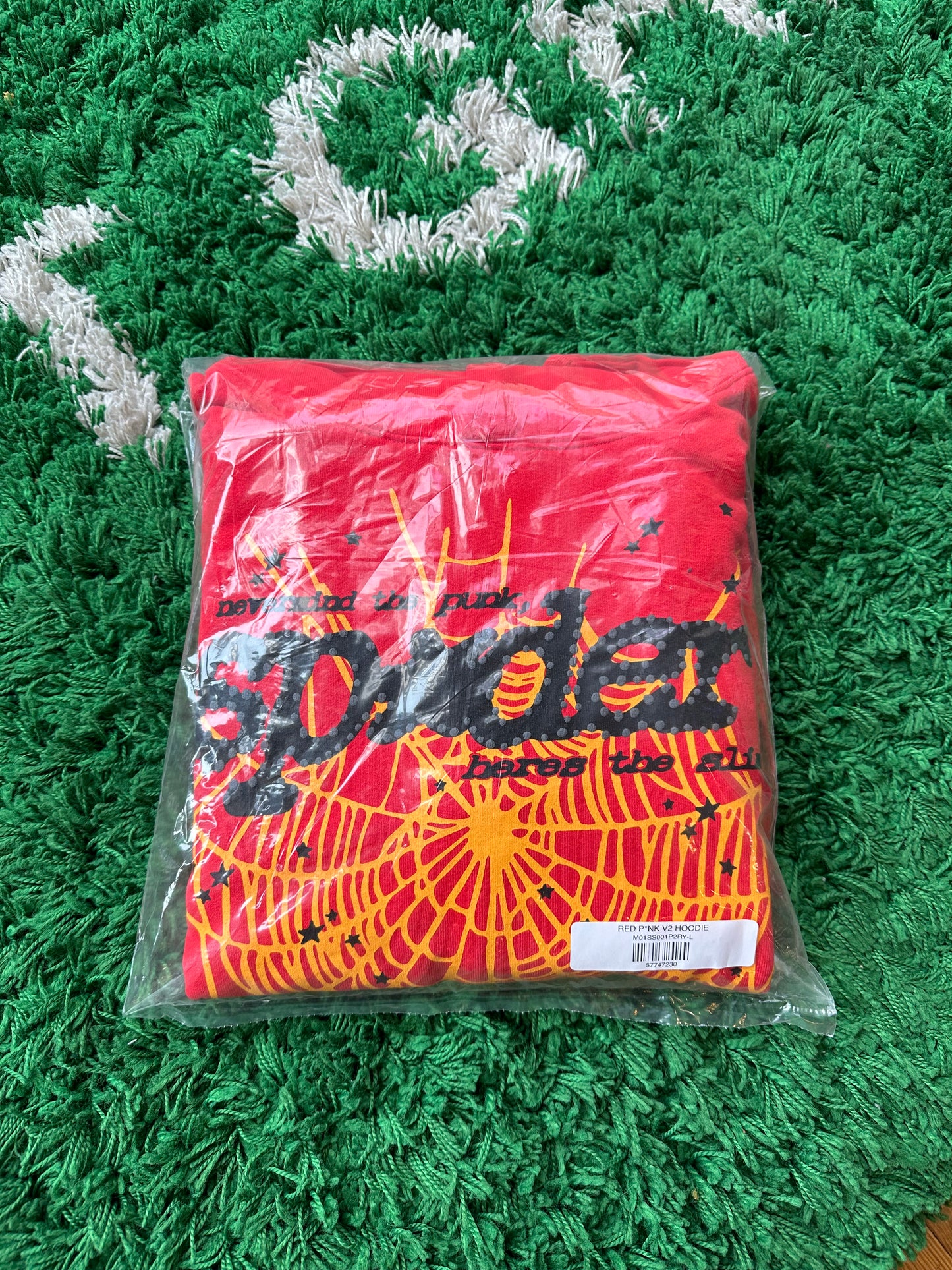 Sp5der Hoodie “P*NK V2 Red”