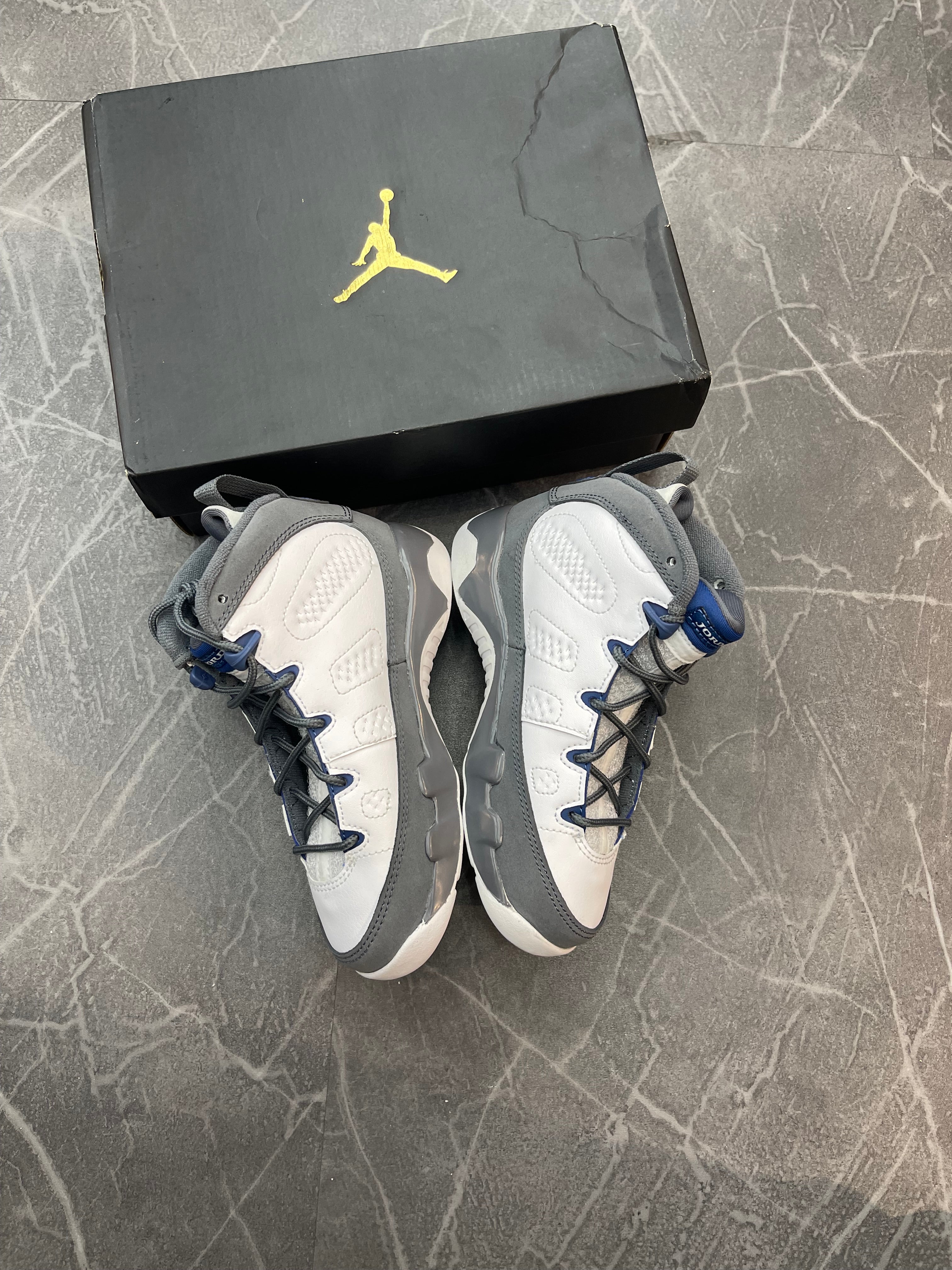 Jordan 9 “Flint Grey French Blue” (PS)