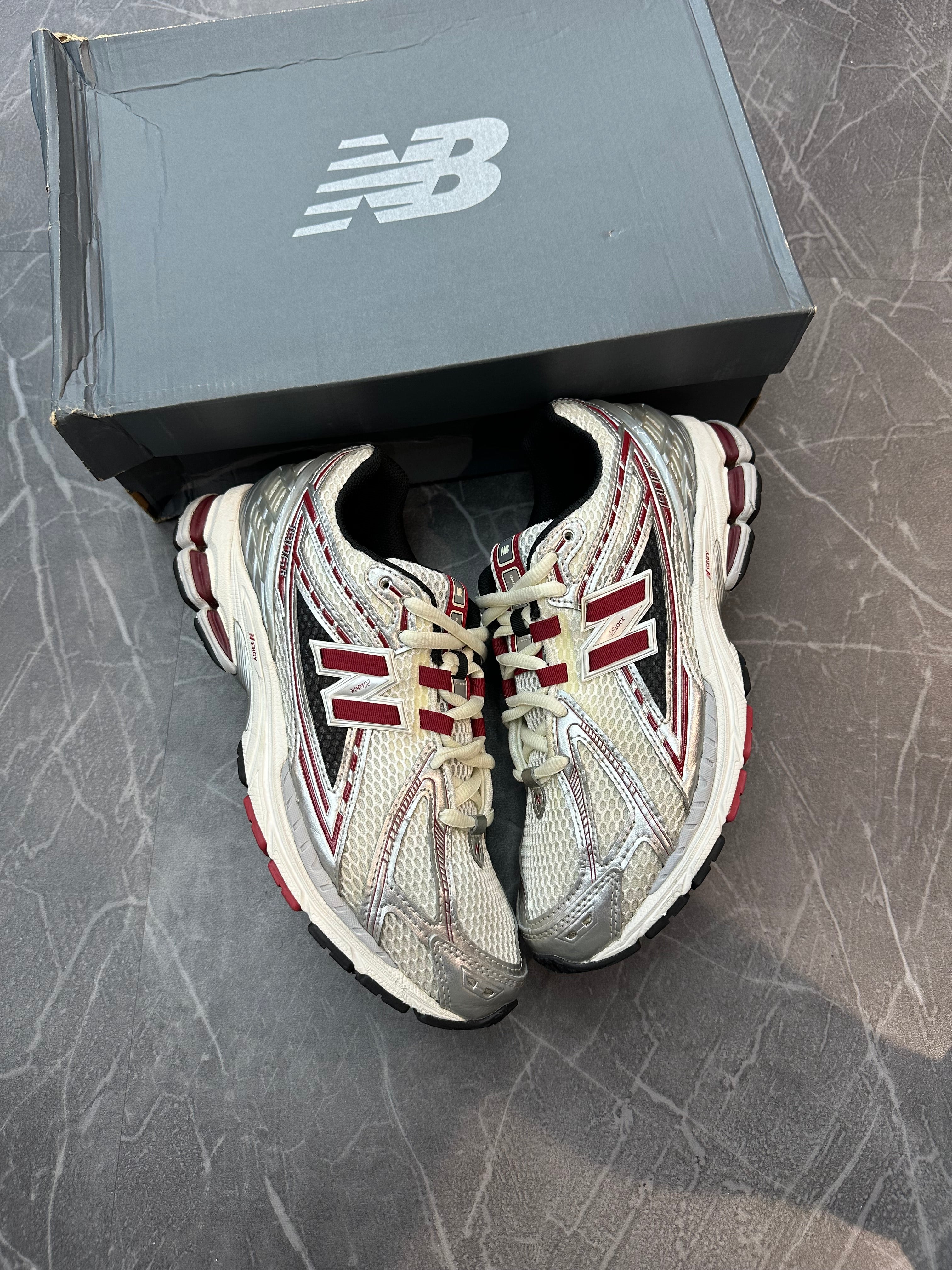 New Balance 1906R “Silver Classic Crimson”