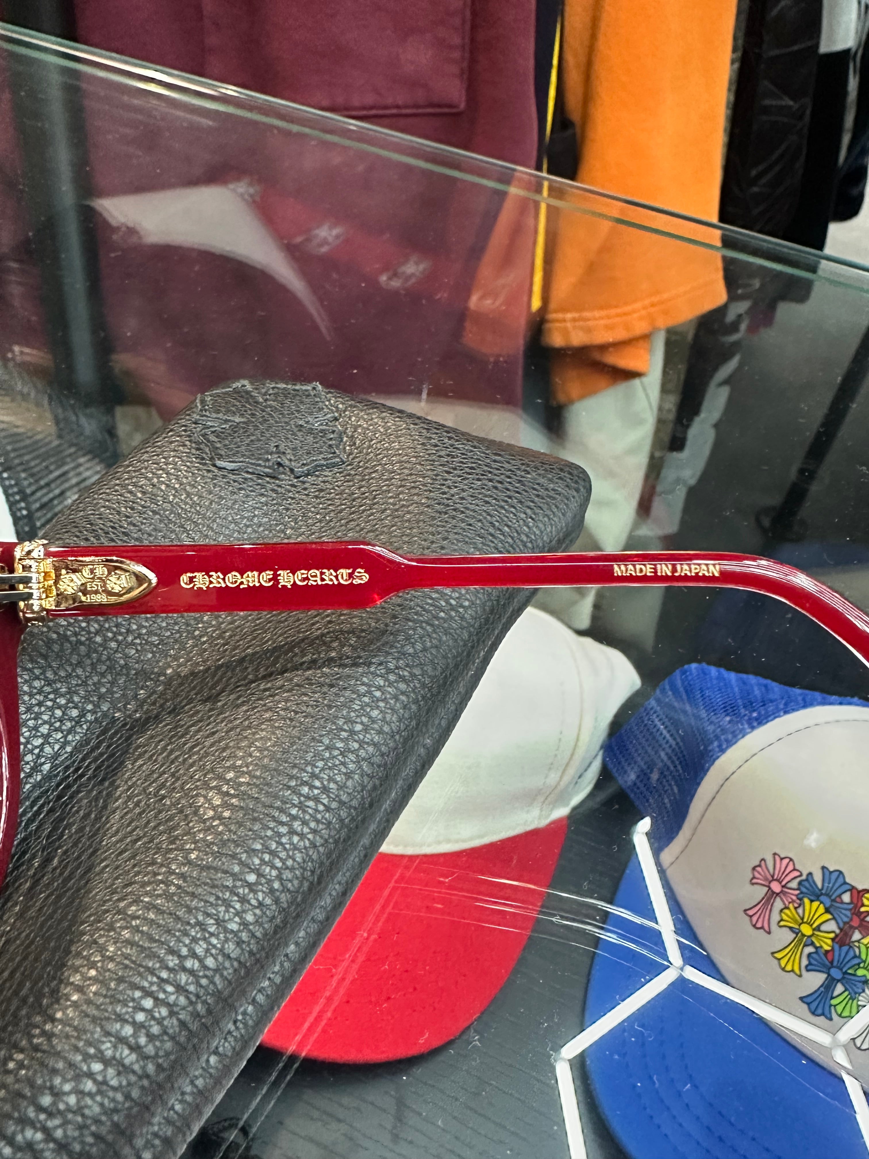 Chrome Hearts Glasses “Red Dingalinglong”