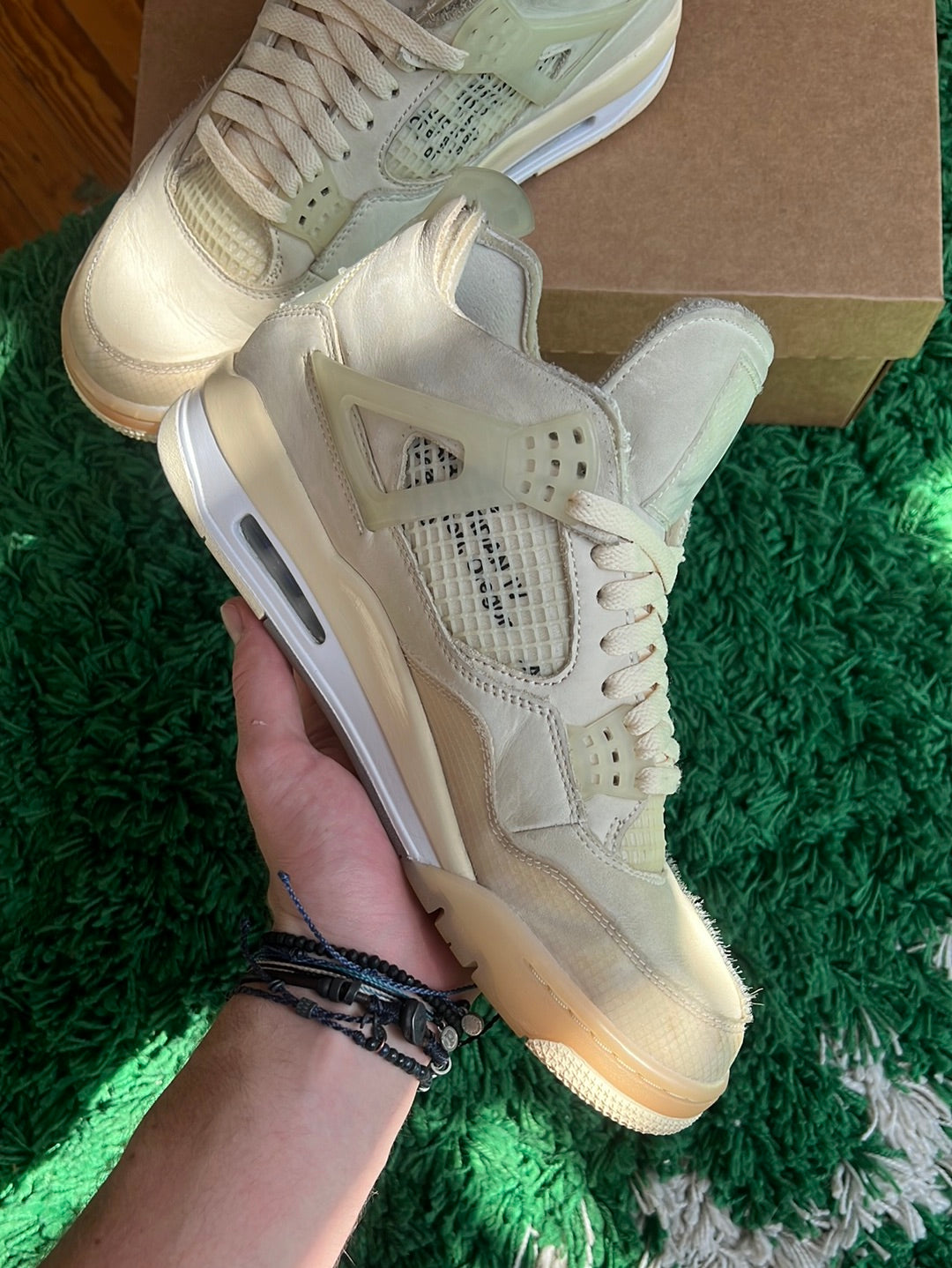 Jordan 4 x Off-White “Sail”