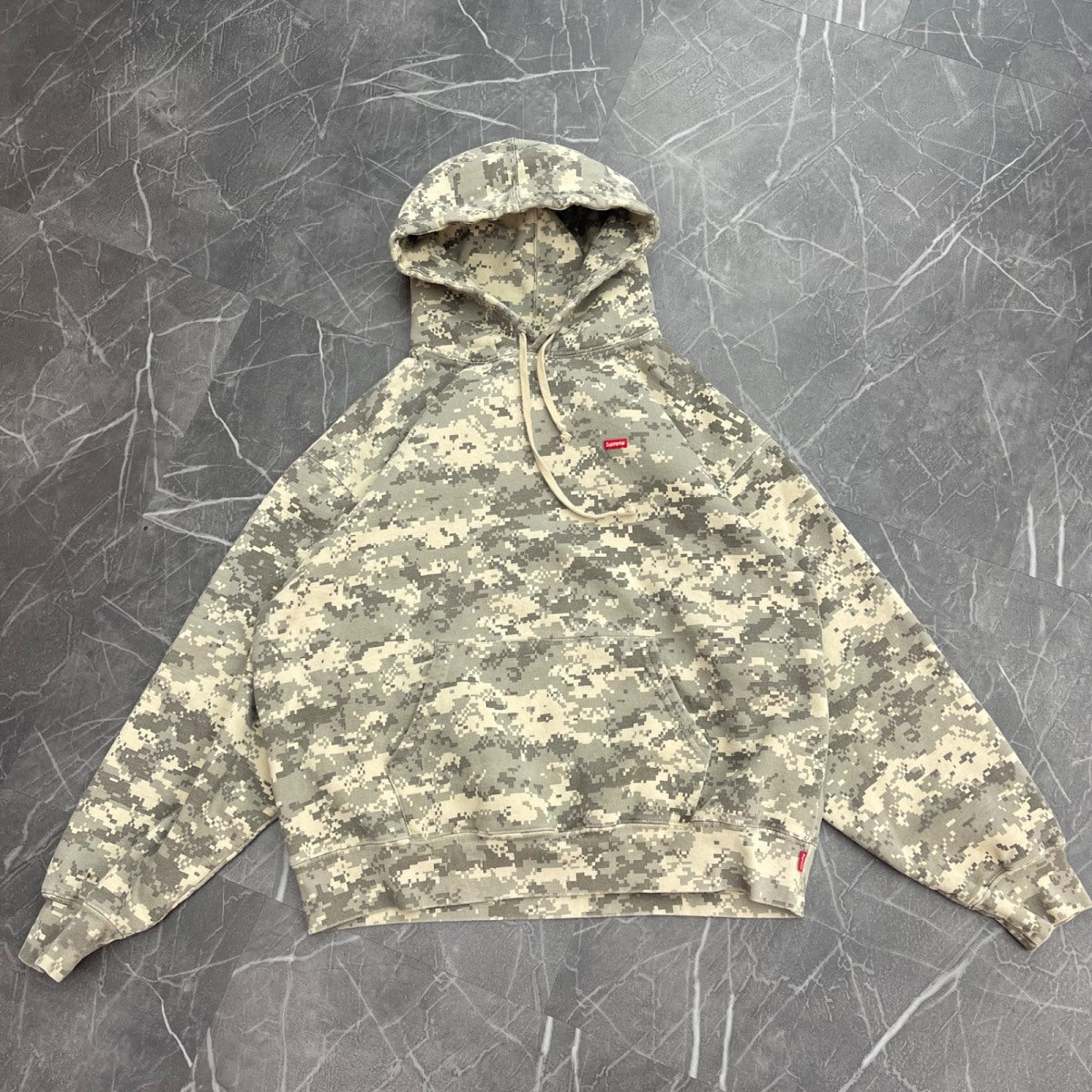 Supreme Small Box Hooded Sweatshirt (FW25) Digital Camo - Image 1