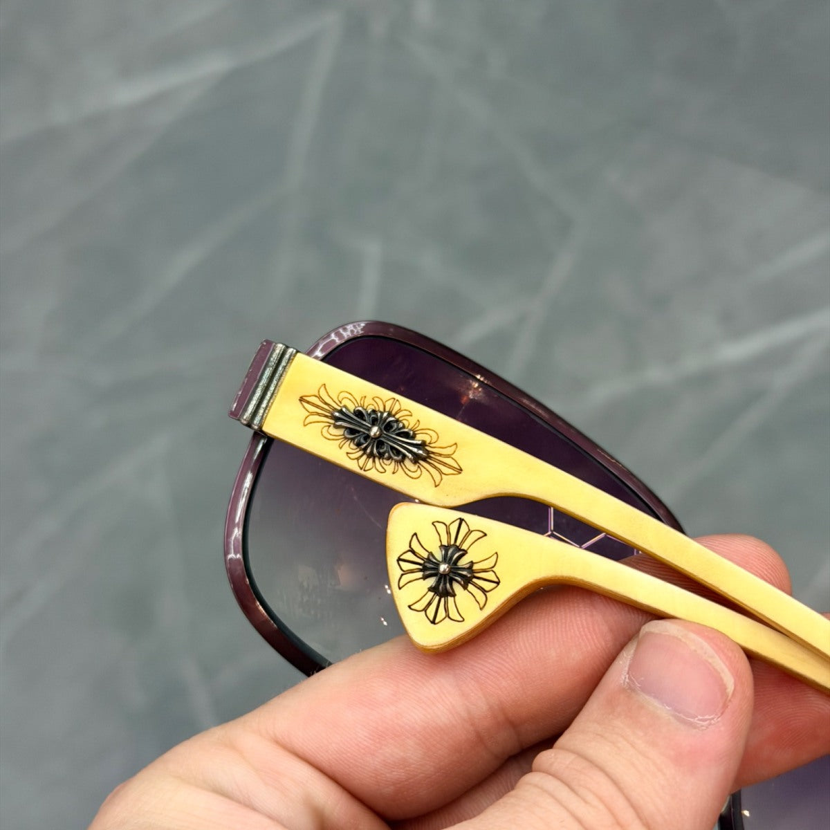 Chrome Hearts Pink Candle Sunglasses - Image 4