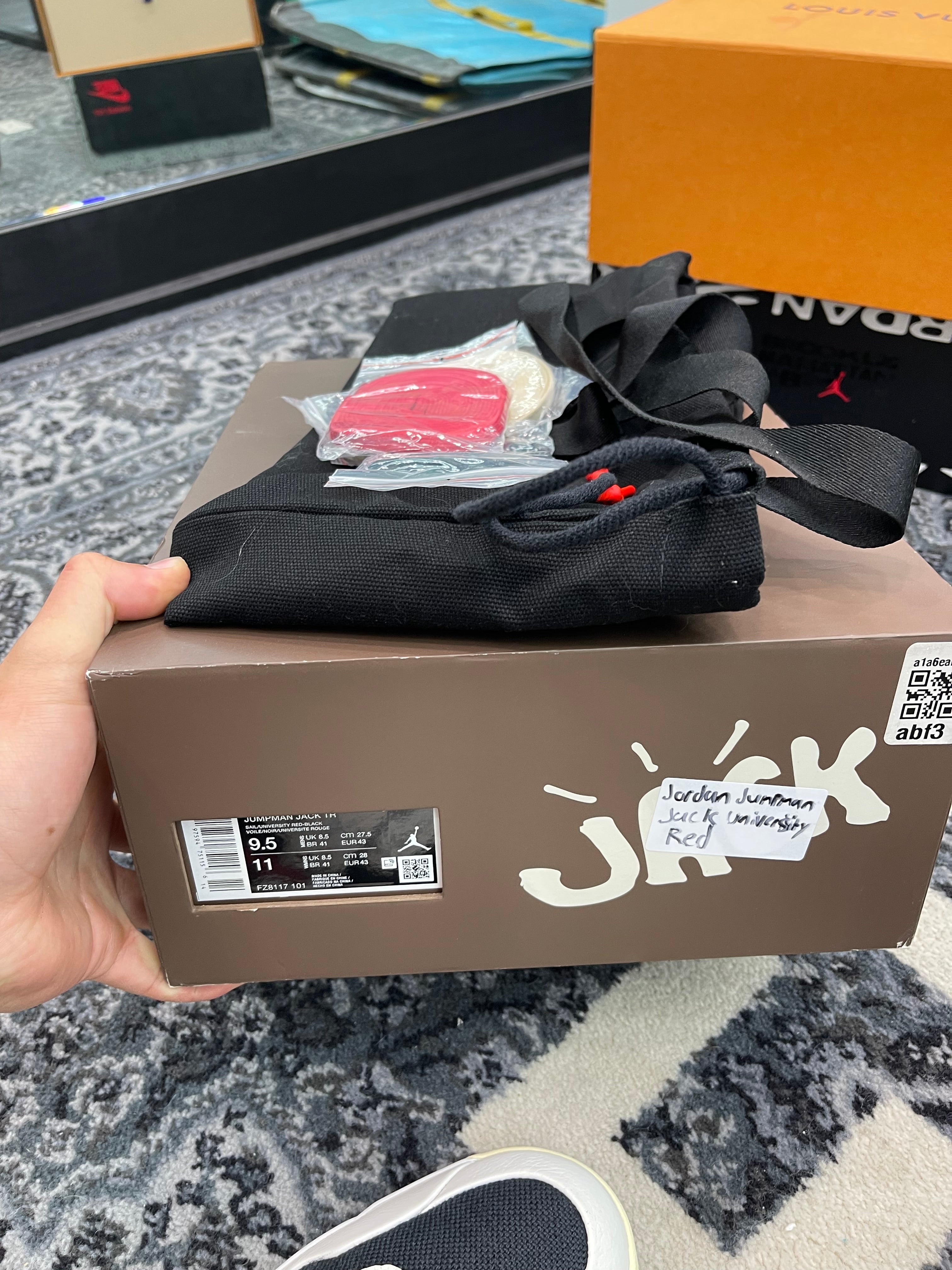 Travis Scott x Jordan Jumpman Jack TR “University Red”