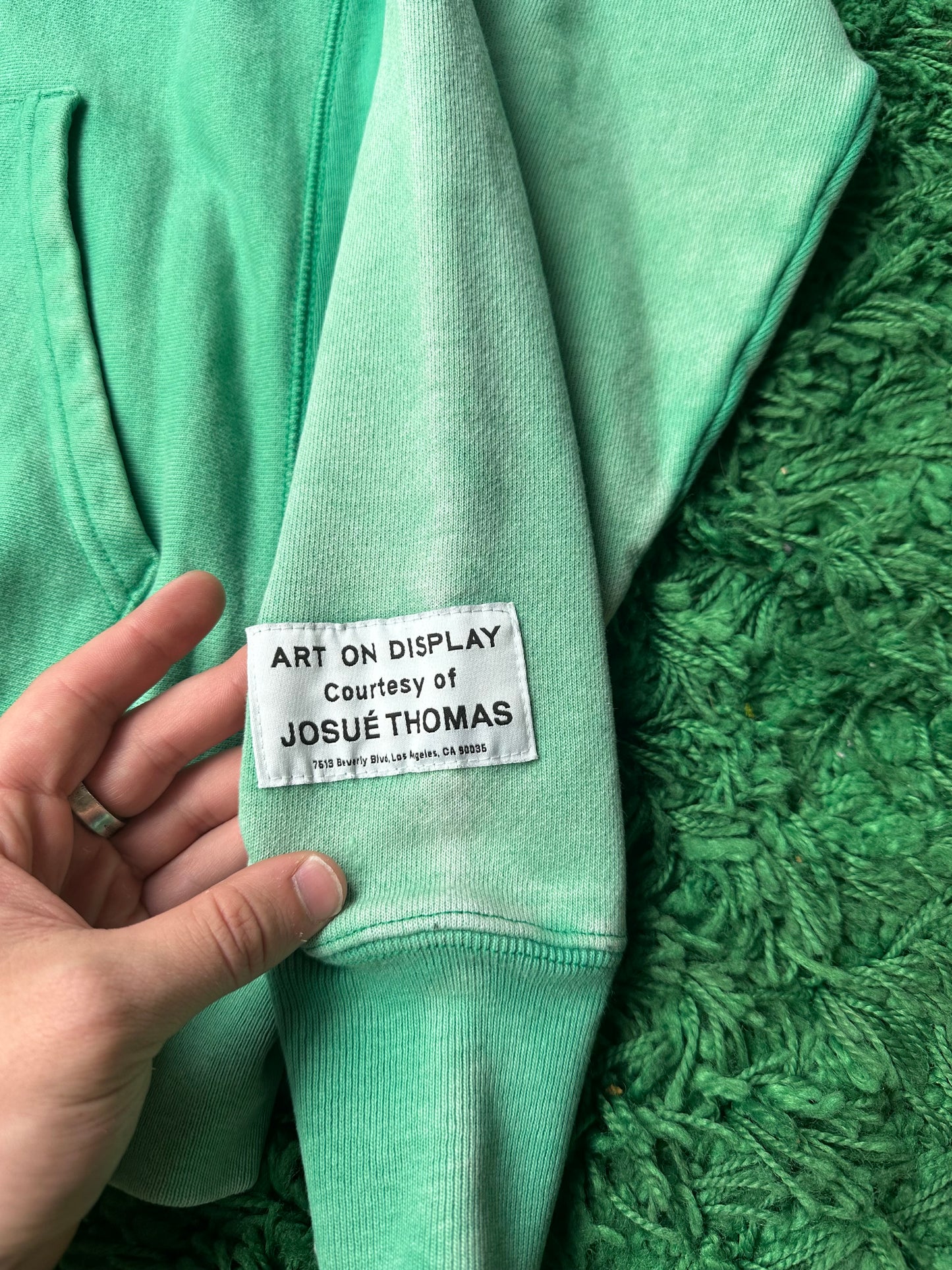 Gallery Dept Hoodie “Green Yellow”