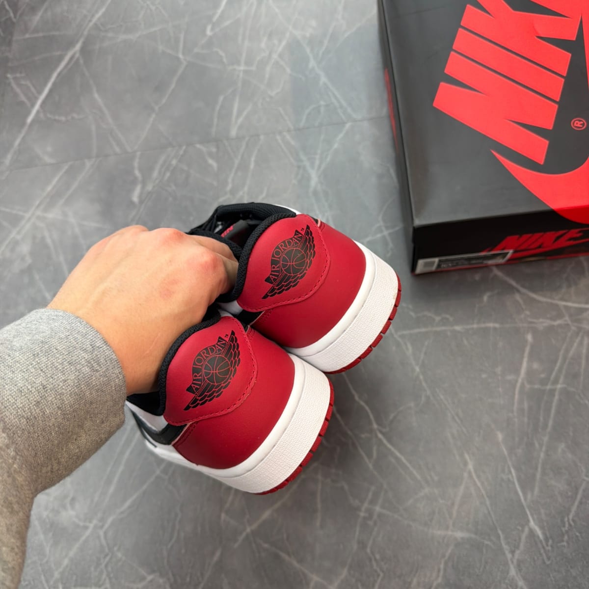 Jordan 1 Retro Low OG Black Toe (2023) (Size 10.5) (Lightly Worn)