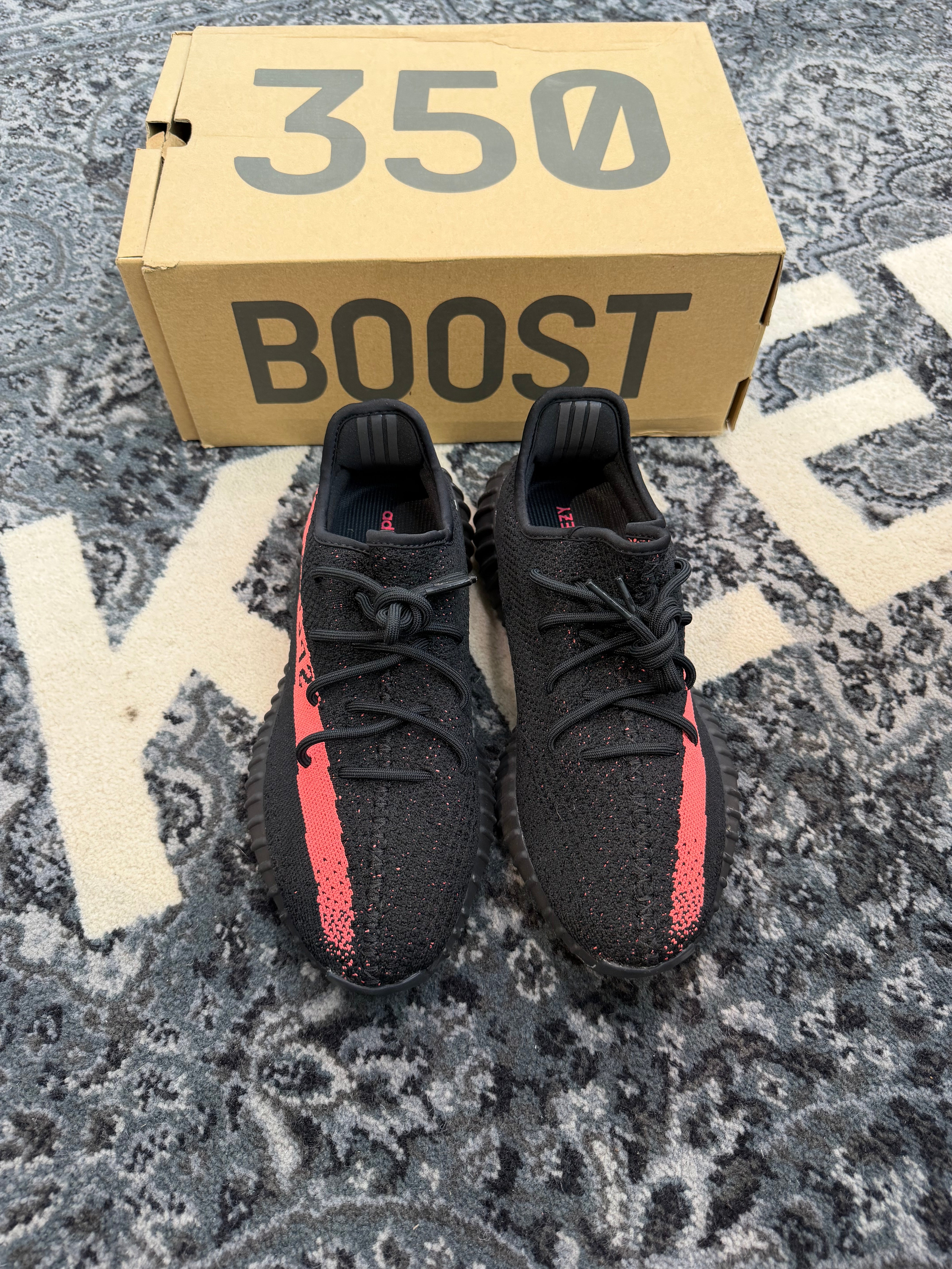 Yeezy 350 “Core Black Red”