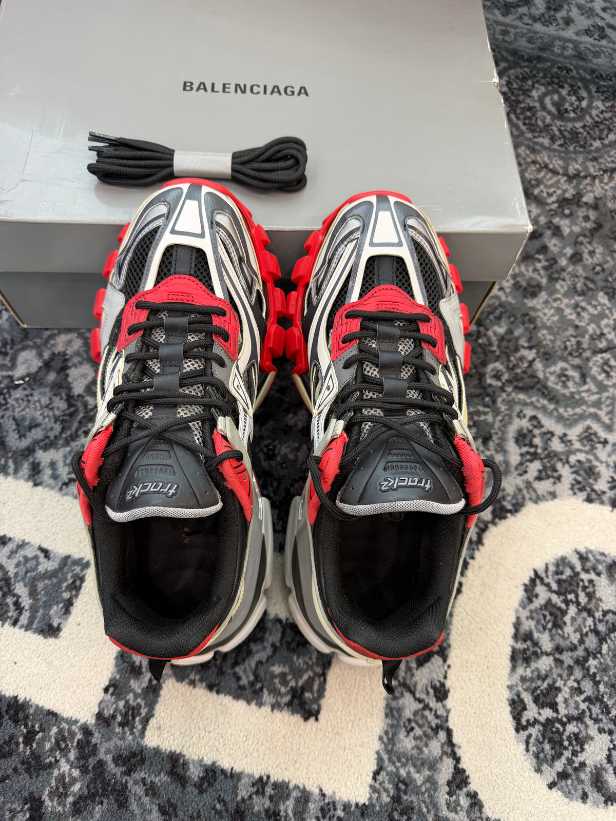 Balenciaga Track 2 “Black Red”