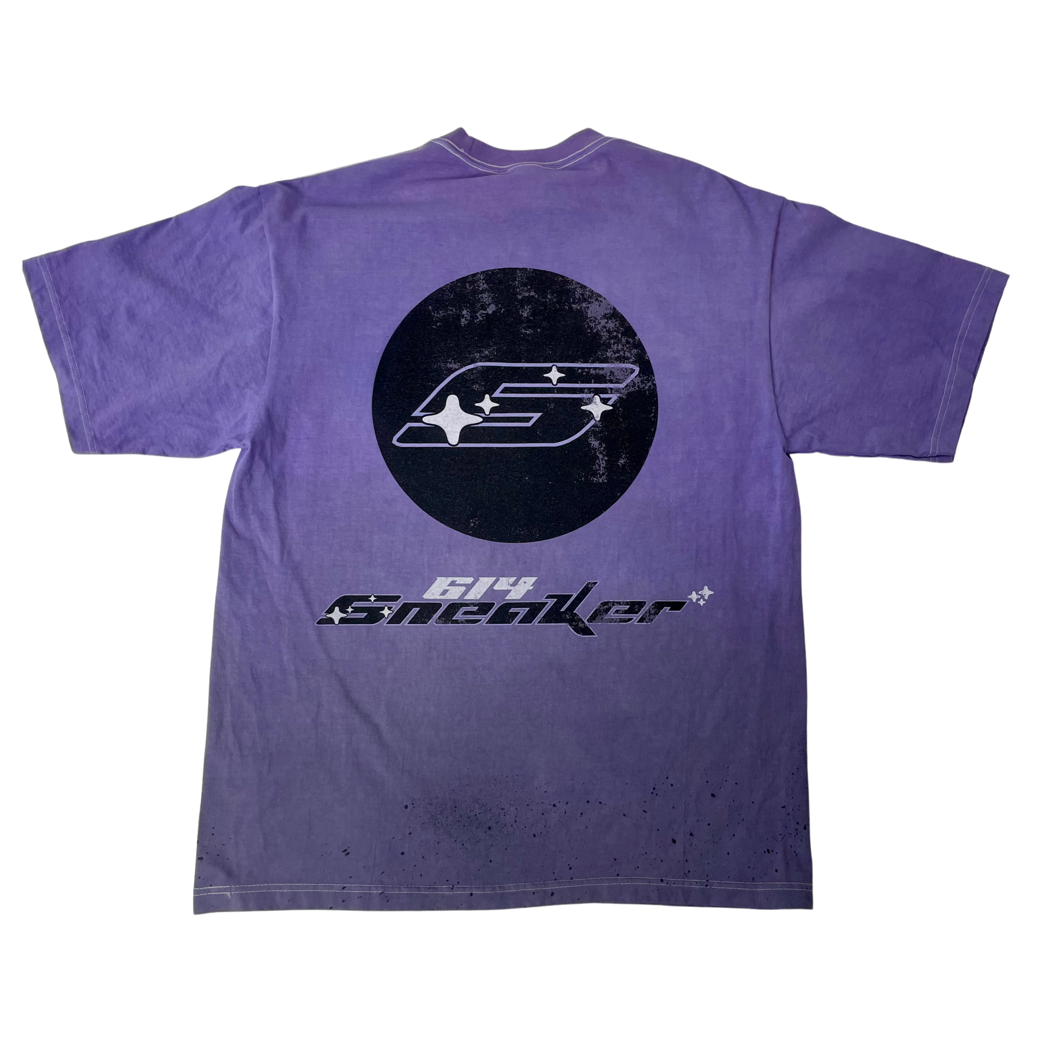 614Sneaker Merch Tee “Purple Dyed”