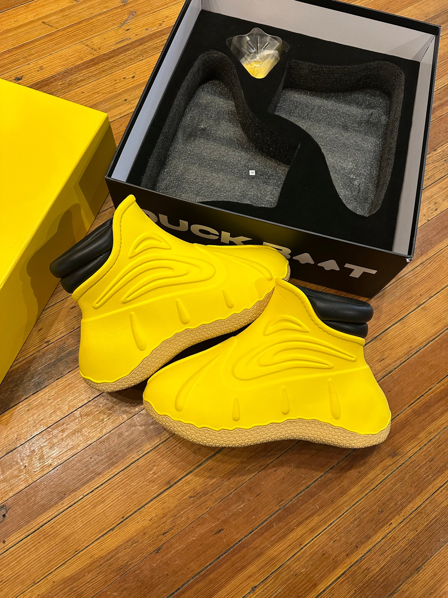 FCTRY LAb x NLE Choppa Duck Boot “Yellow”