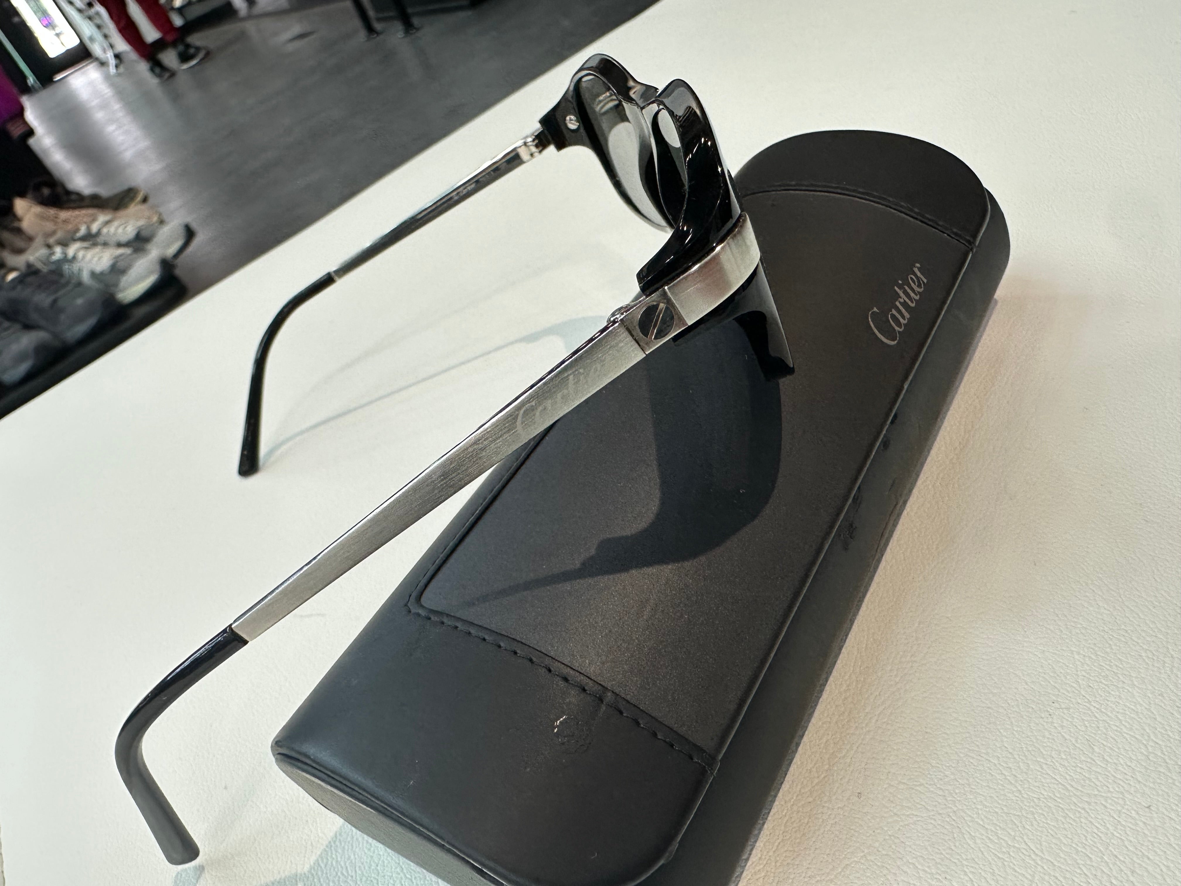 Cartier Sunglasses “Black Silver”