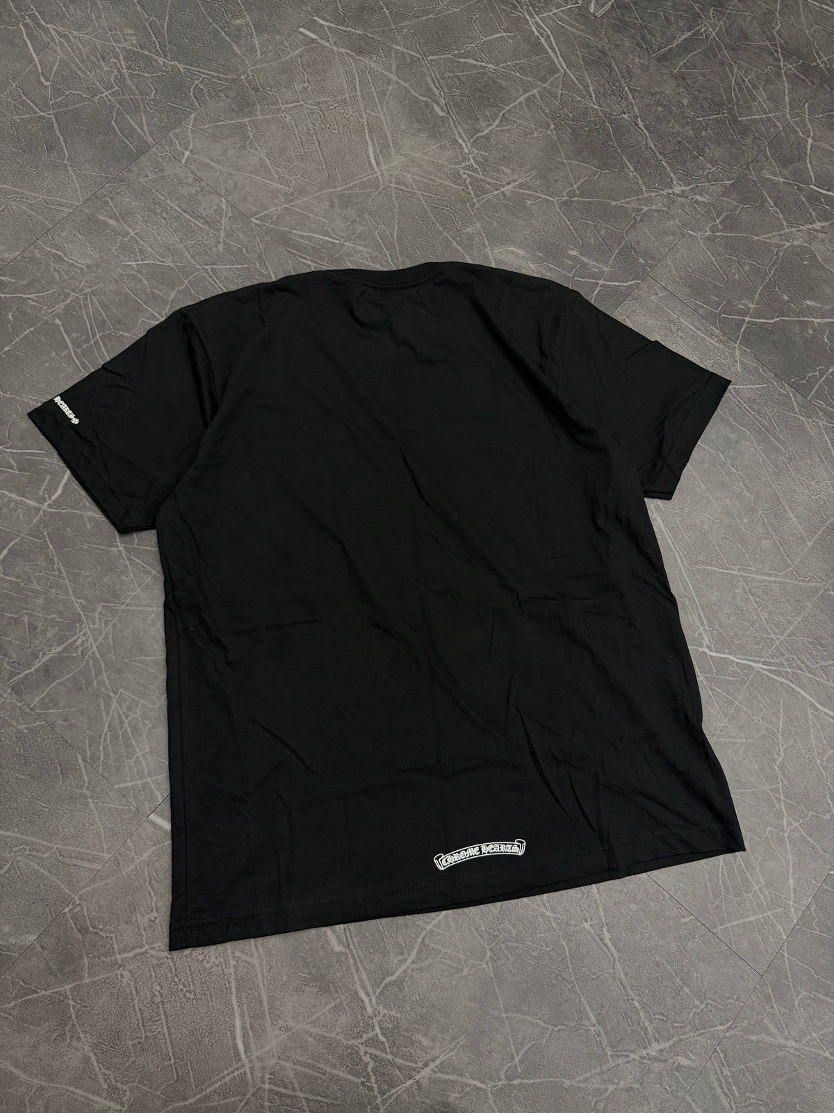 Chrome Hearts Neck Logo Pocket Crew T-shirt Black