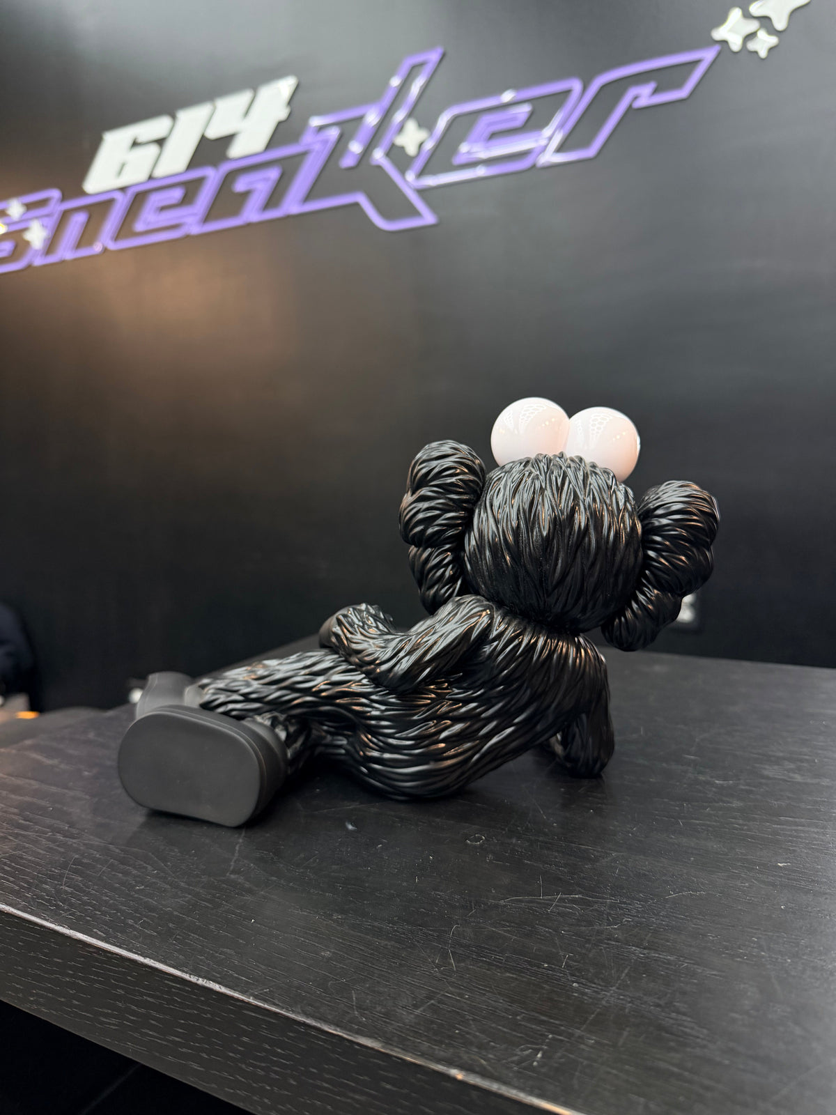 KAWS TIME OFF Vinyl Figure “Black” (Size OS) - Image 2