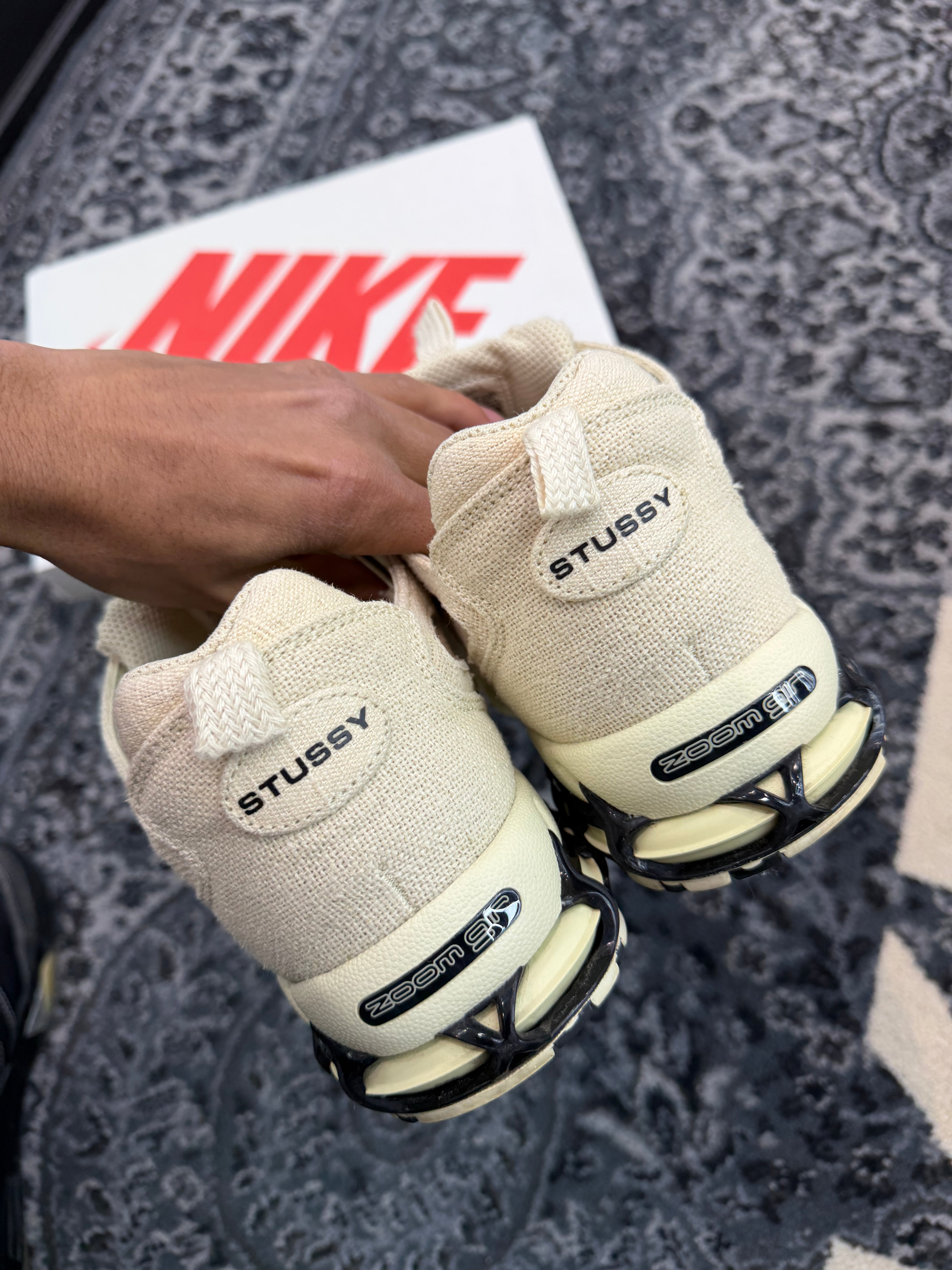 Nike Air Zoom Spiridon Cage 2 x Stussy “Fossil”