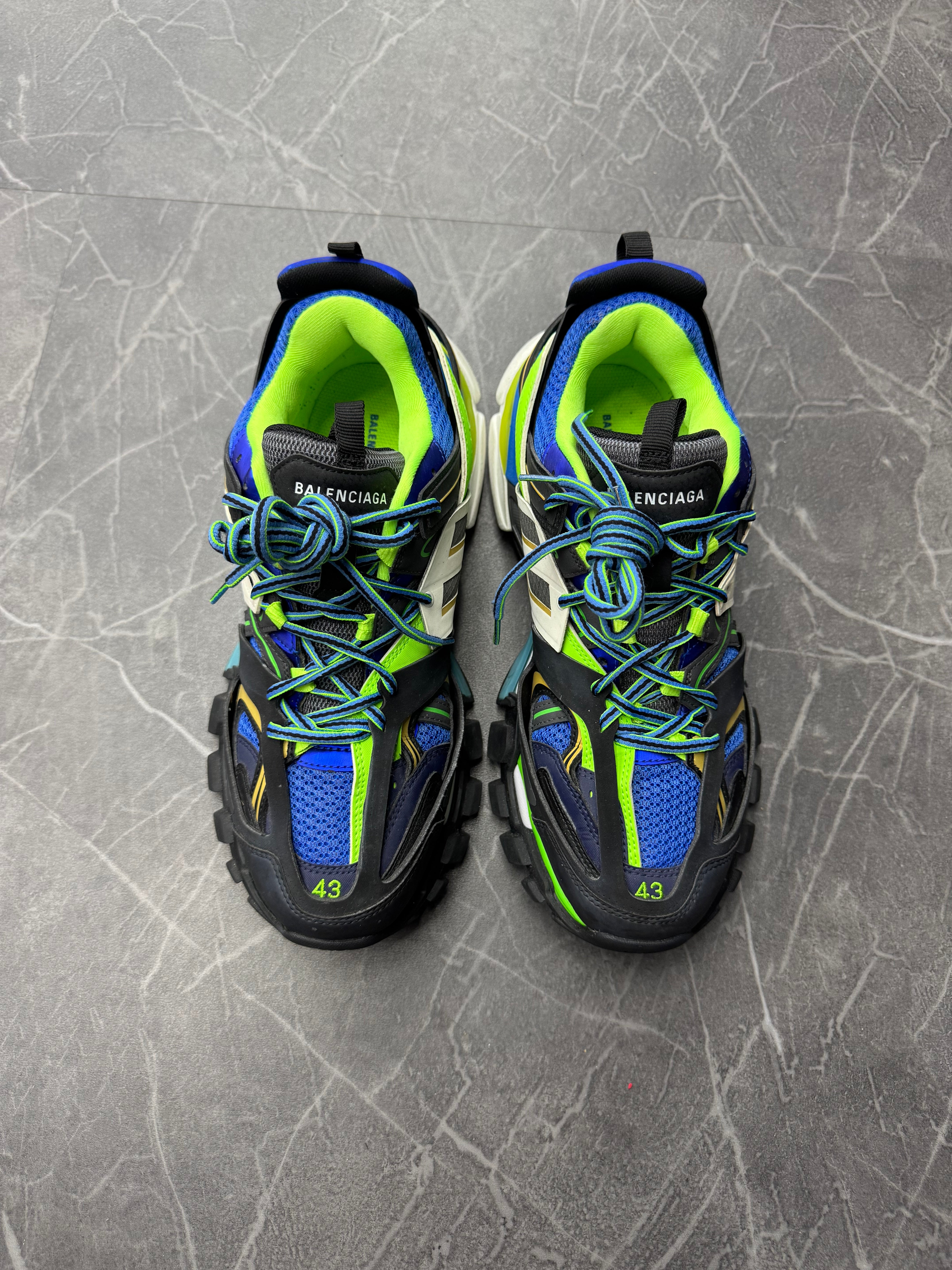 Balenciaga Track Green White Blue