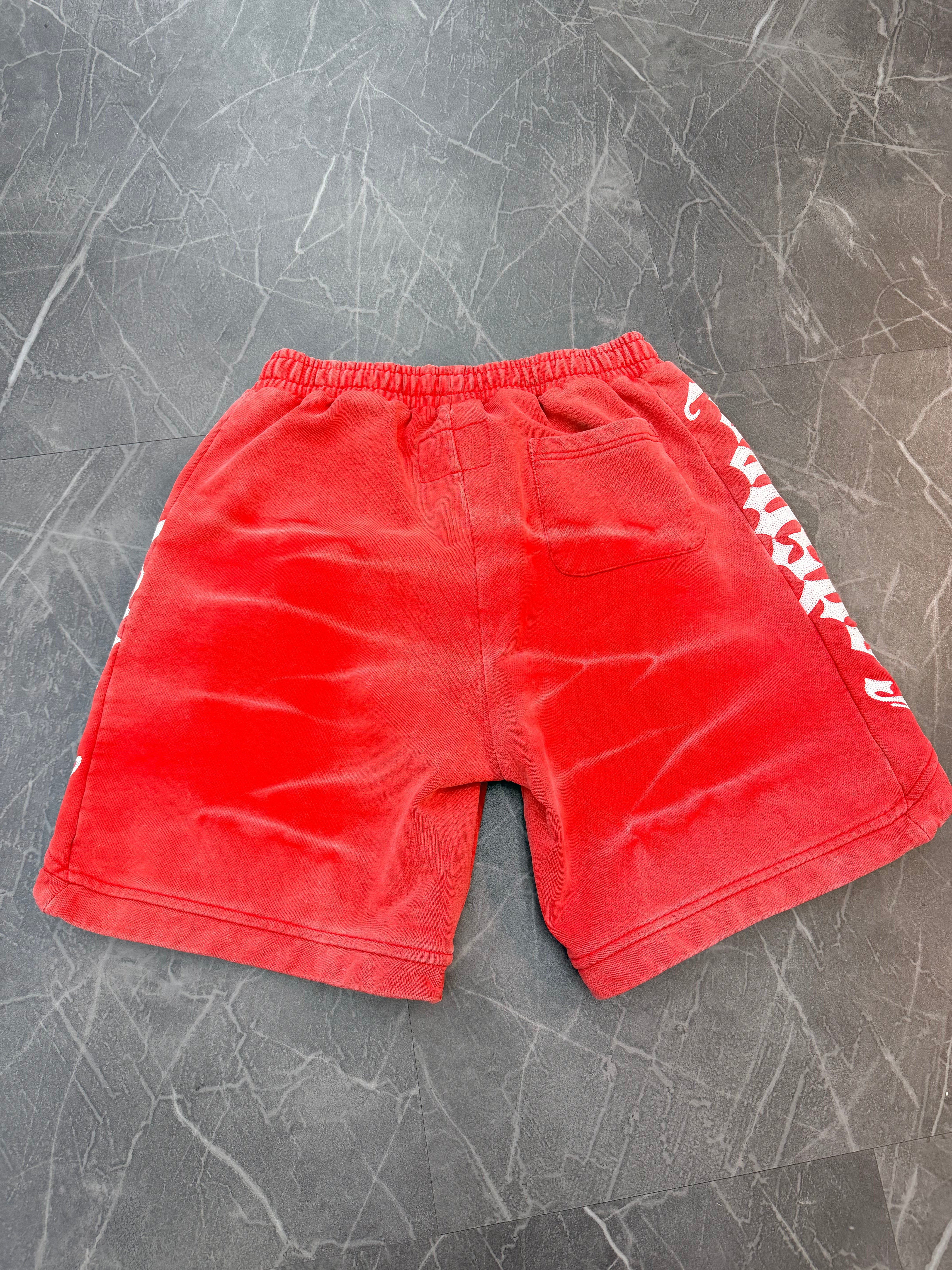 Godspeed Embroidered Shorts “Red”