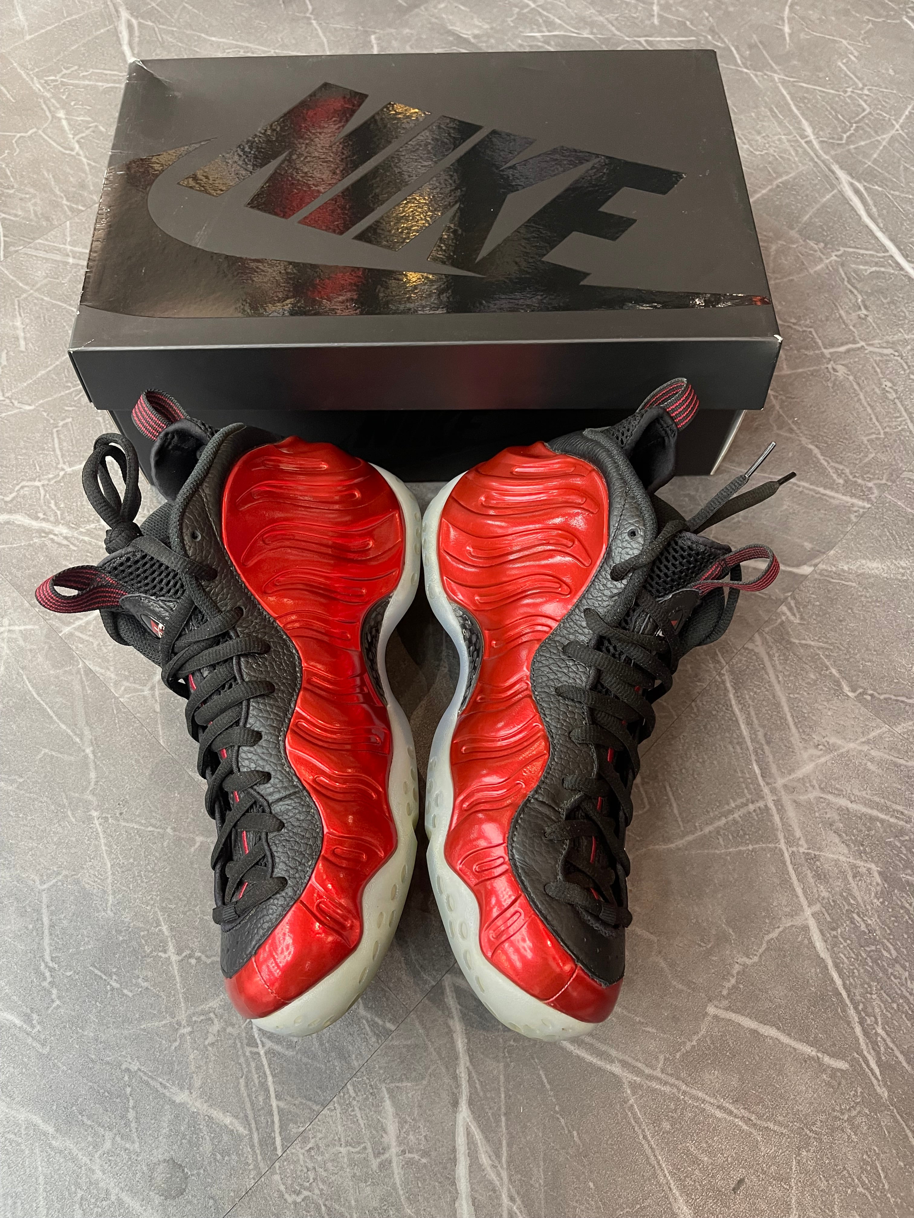 Nike Foamposite “Metallic Red”