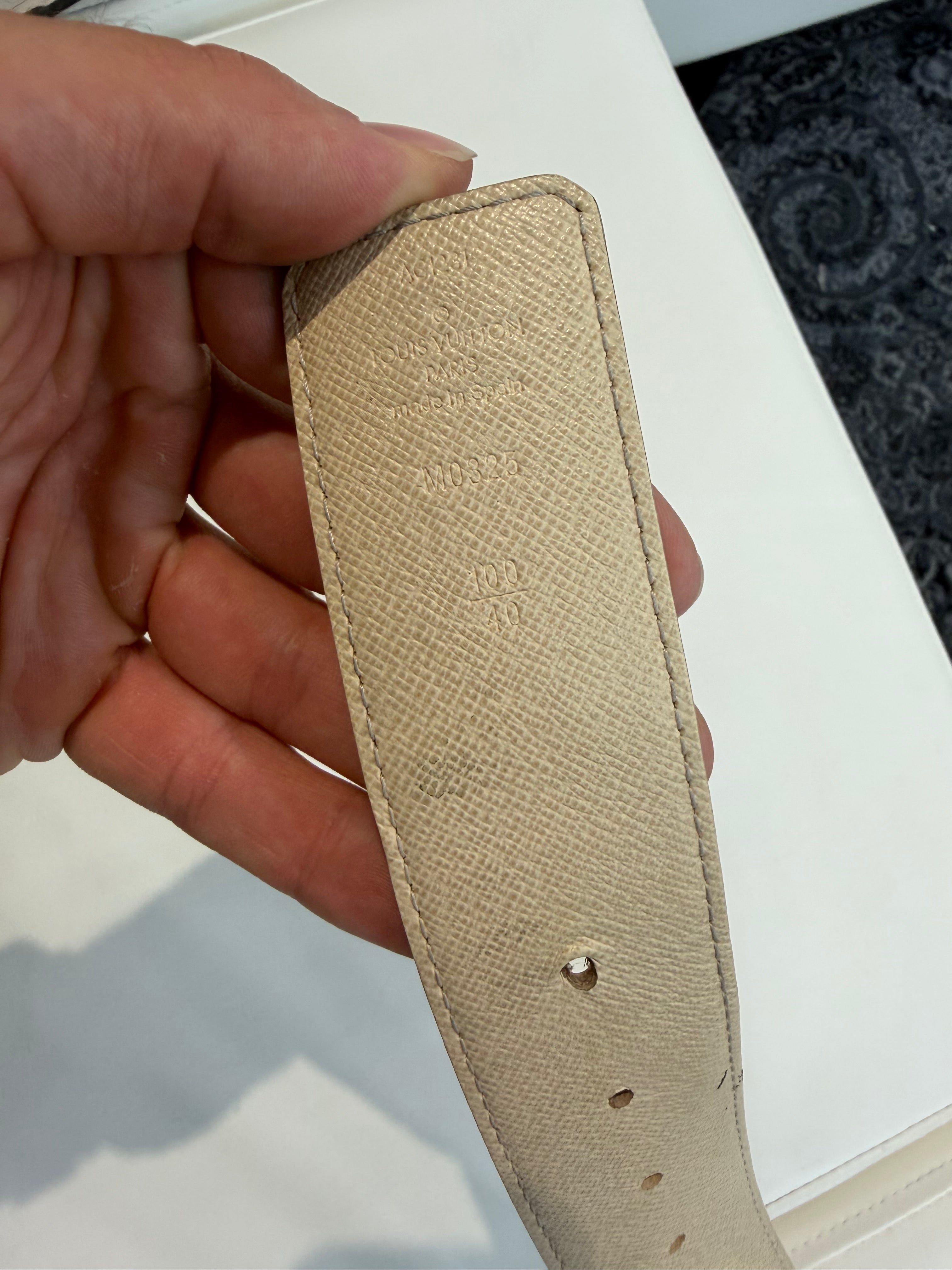 Louis Vuitton Belt “Monogram White”