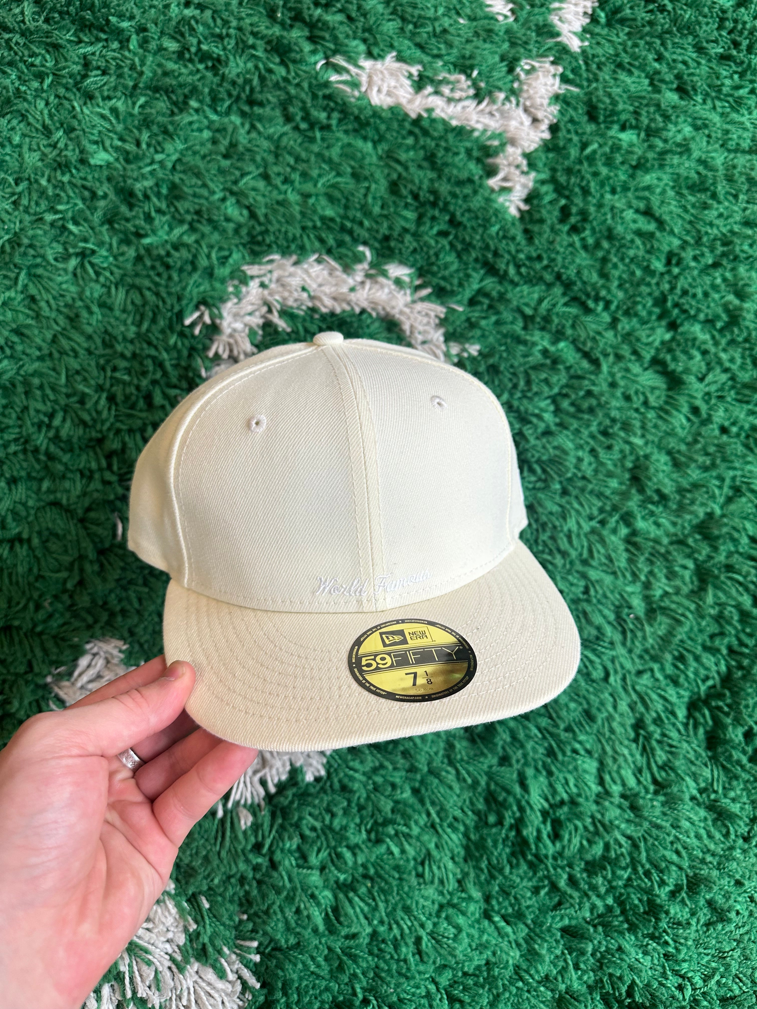 Reverse Box Logo Fitted “New Era White”