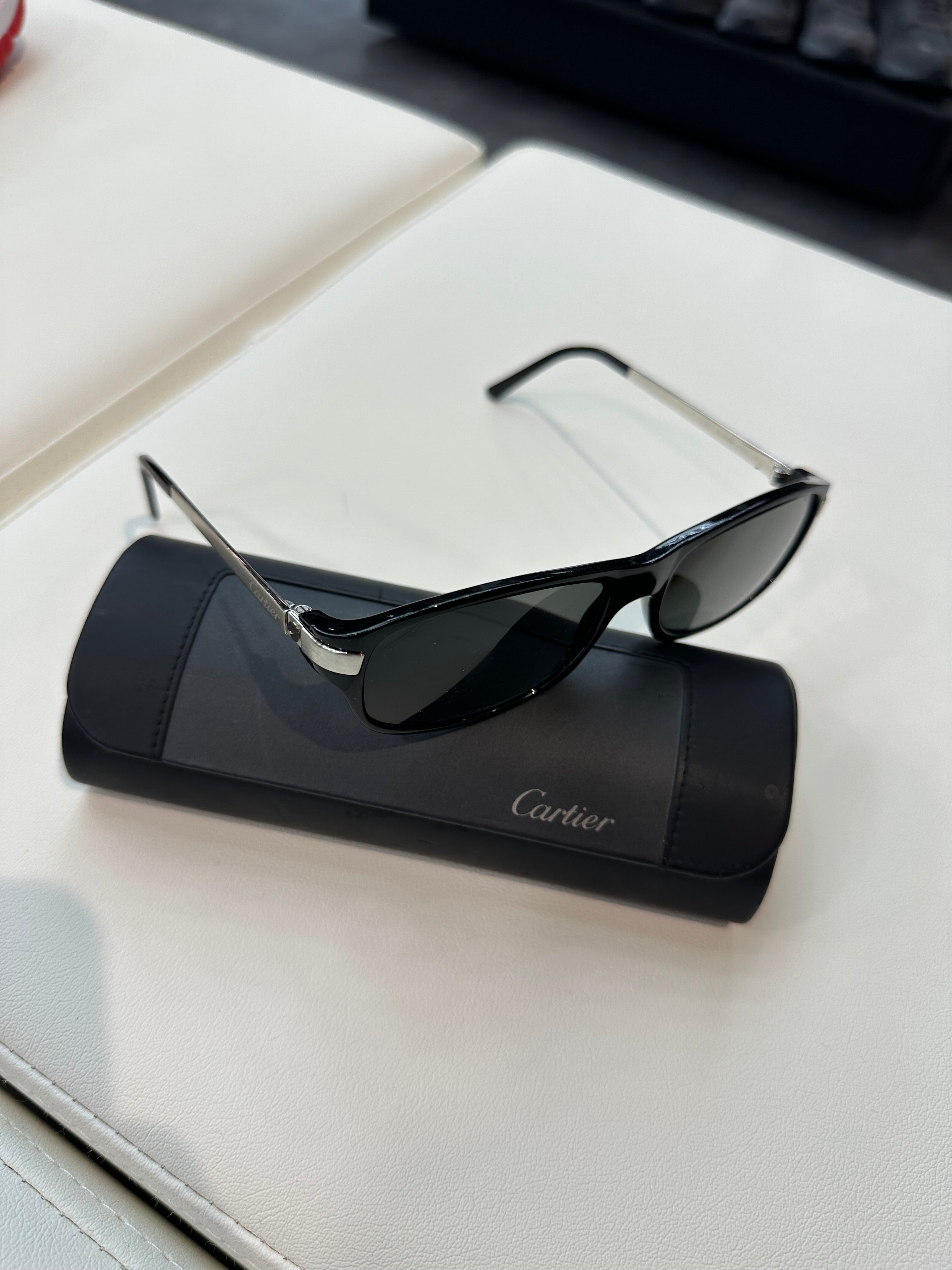 Cartier Sunglasses “Black Silver”