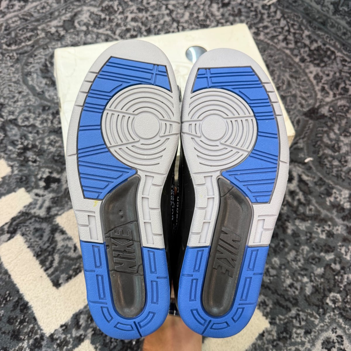 Jordan 2 Retro Low SP Off-White Black Blue - sole