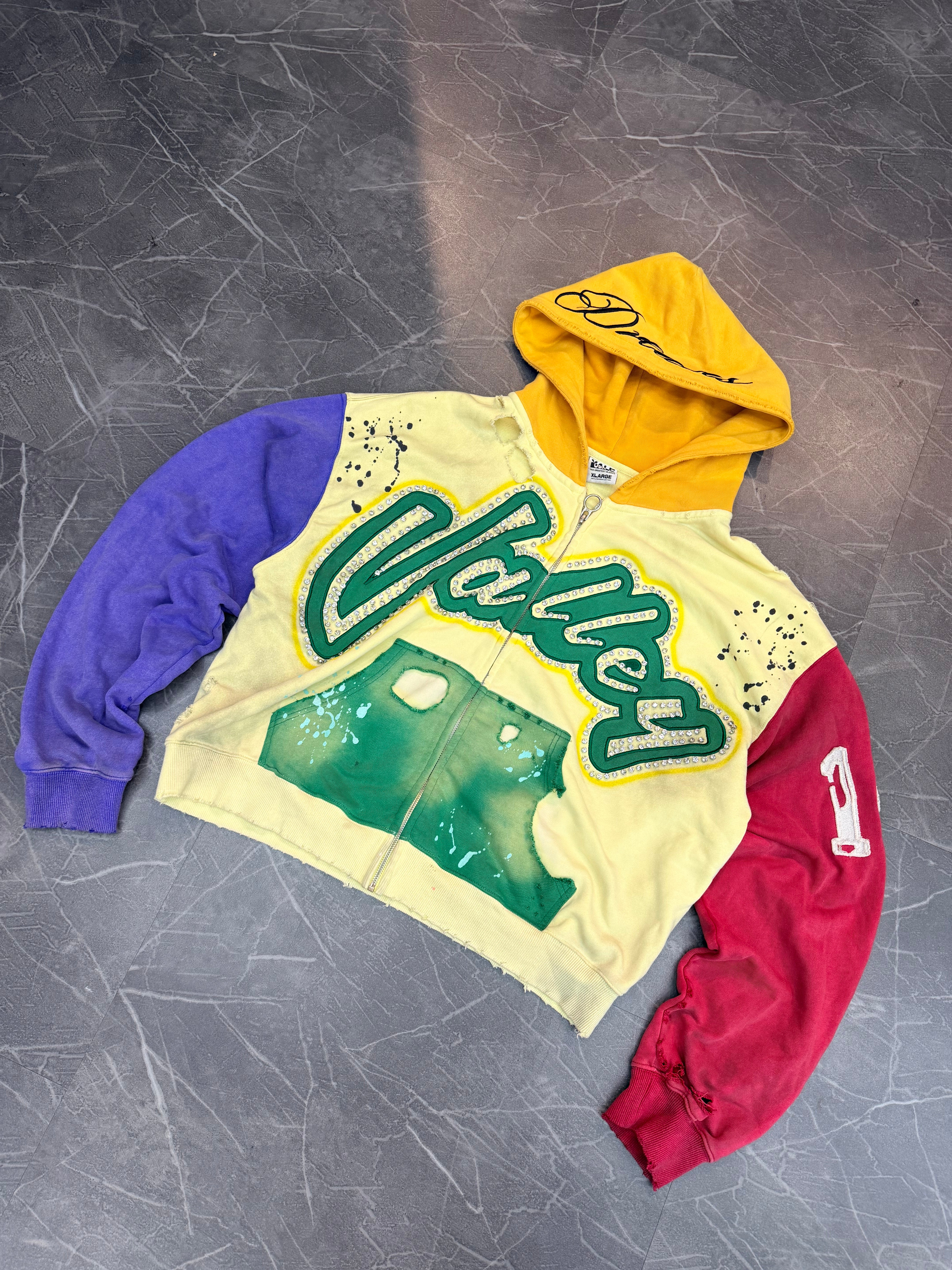 Vale Forever Collage Zip Up