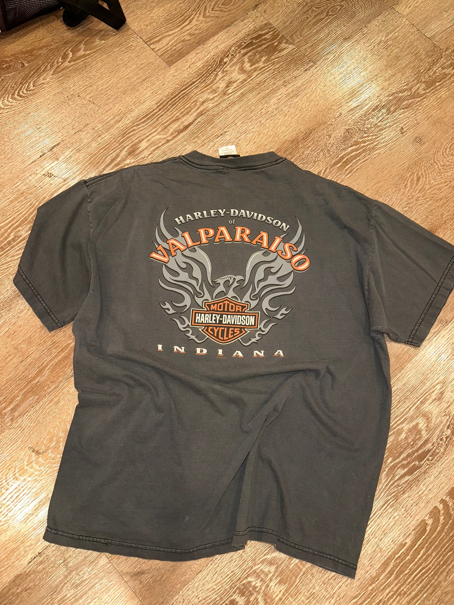 Vintage Harley Davidson Valparaiso Indiana Tee (XL)