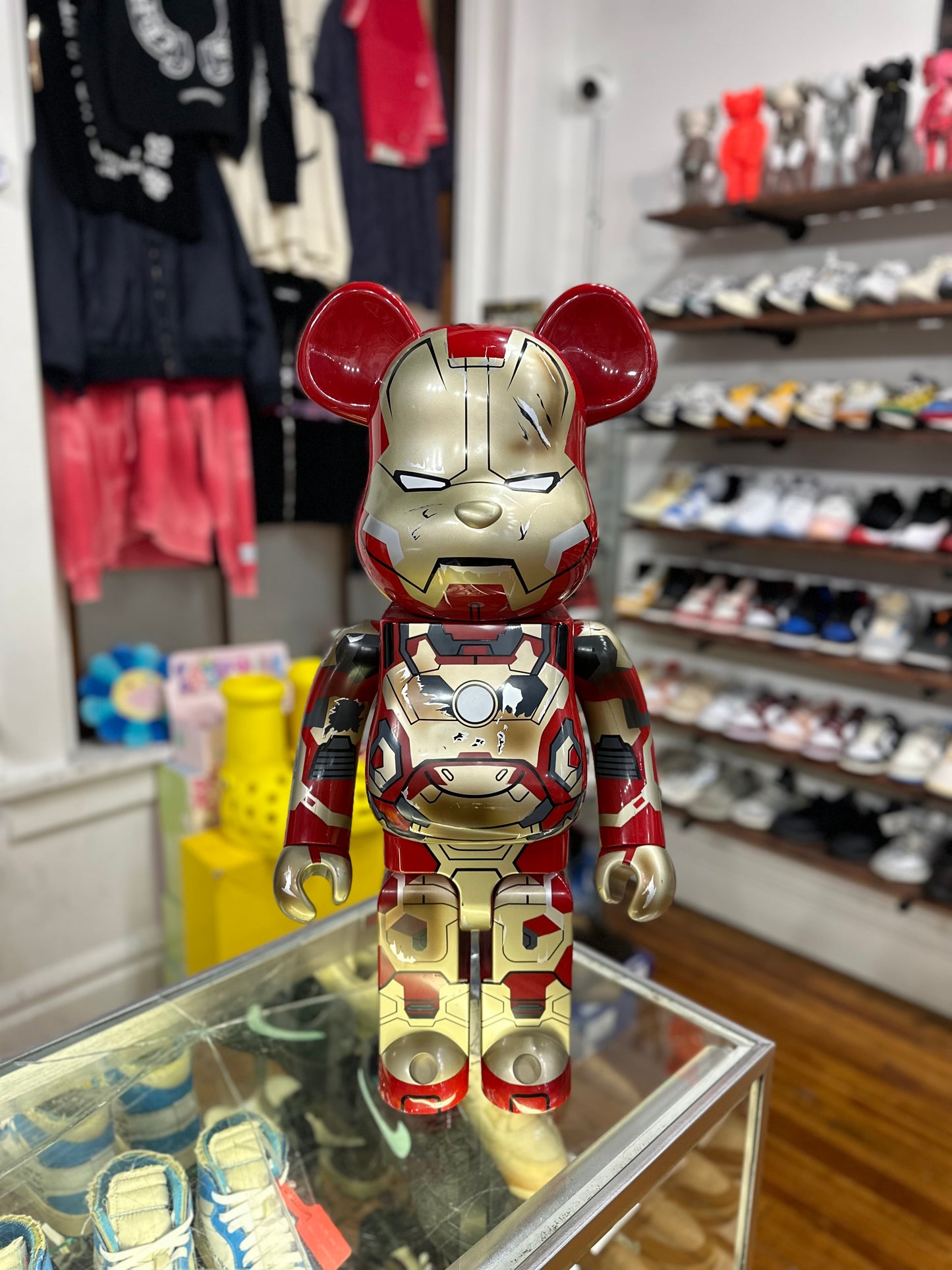 Bearbrick 1000% “Iron Man Mark XLII Damaged”