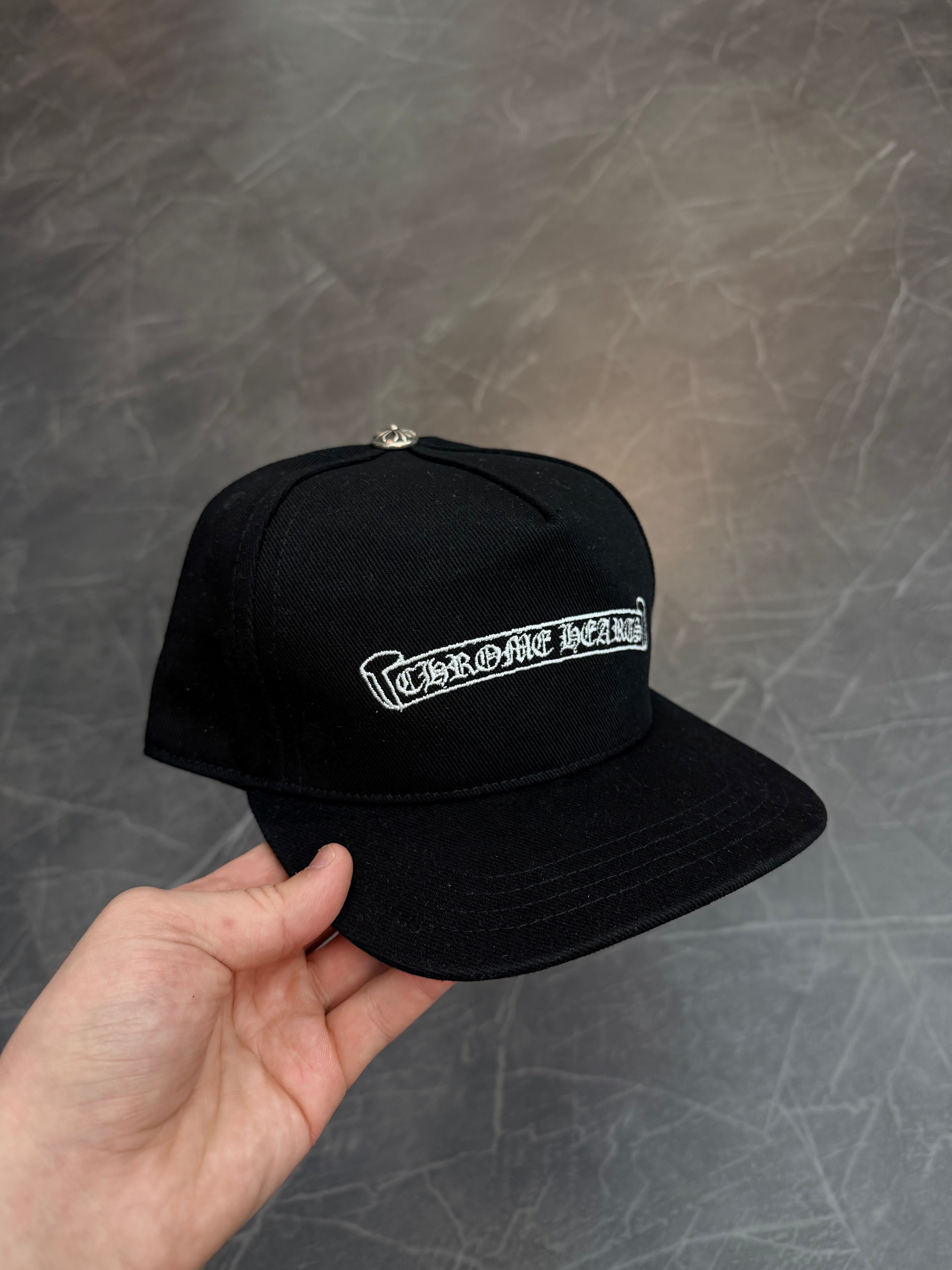 Chrome Hearts Scroll Logo Baseball Hat