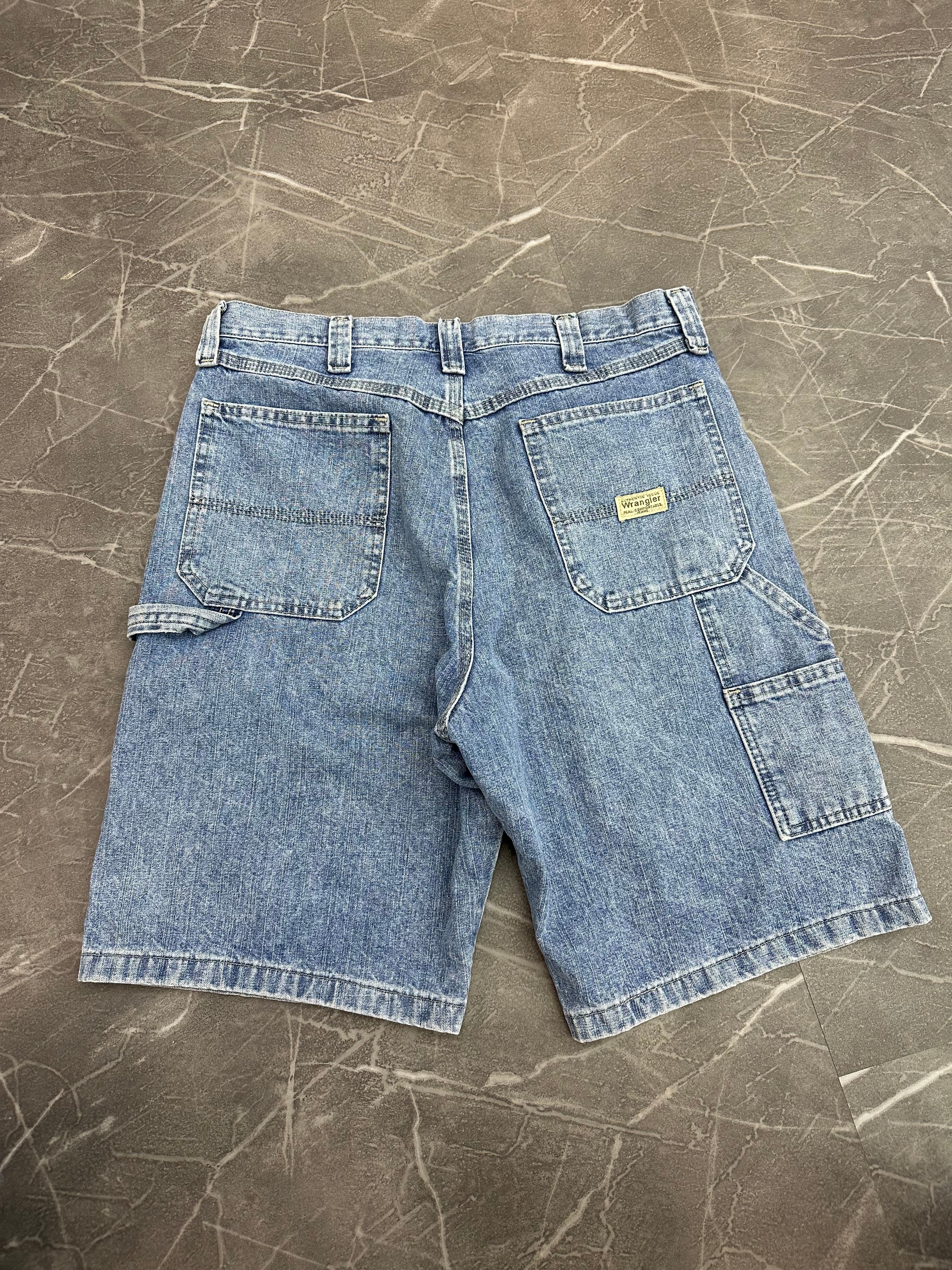 Wrangler Jorts Washed Blue (34)